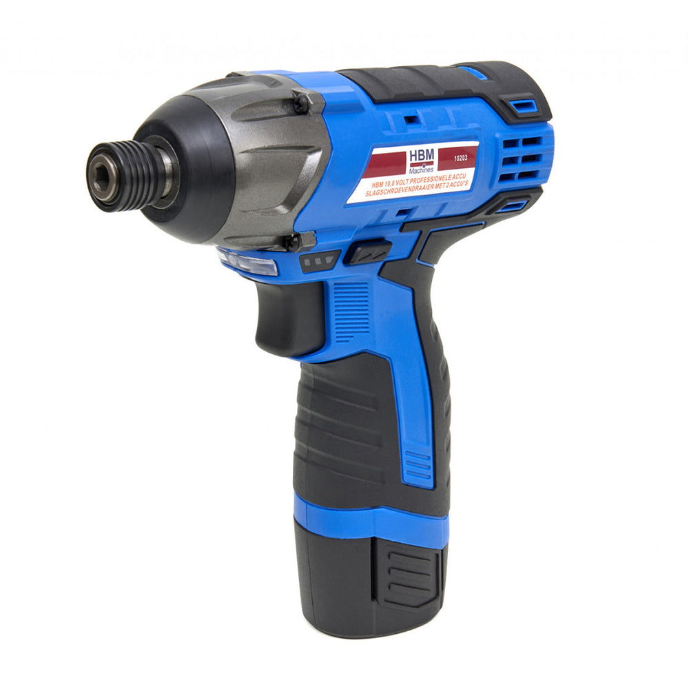 Μηχάνημα Βιδώματος 1/4 Hex, 90Nm, Με 2 Μπαταρίες 10.8V 1500Mah Hbm