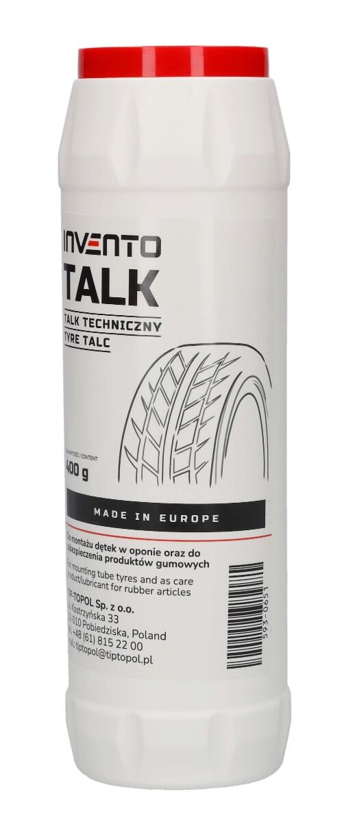 Πούδρα Ταλκ Για Ελαστικά 400g INVENTO