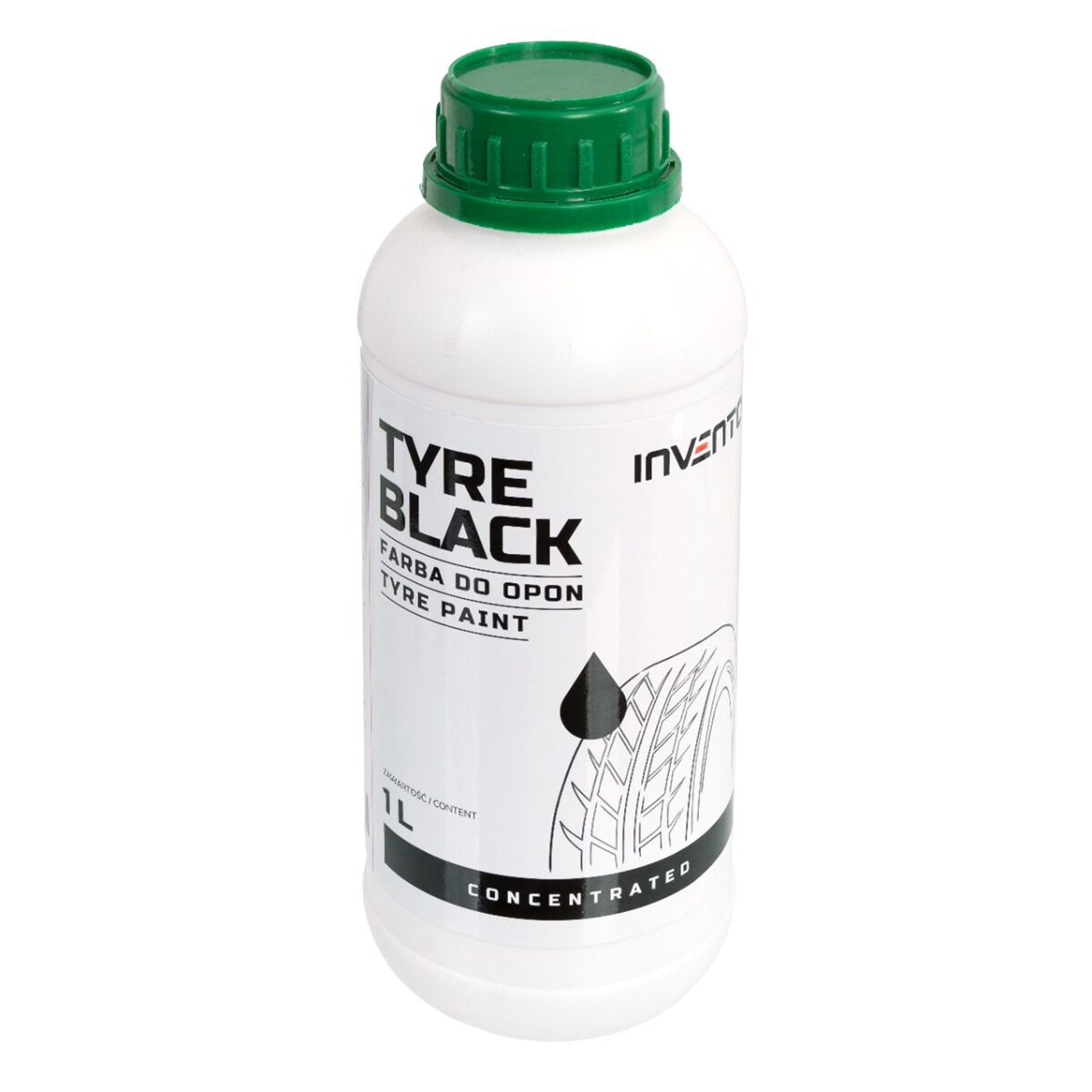 Βαφή Για Ελαστικά Tyre 1L INVENTO