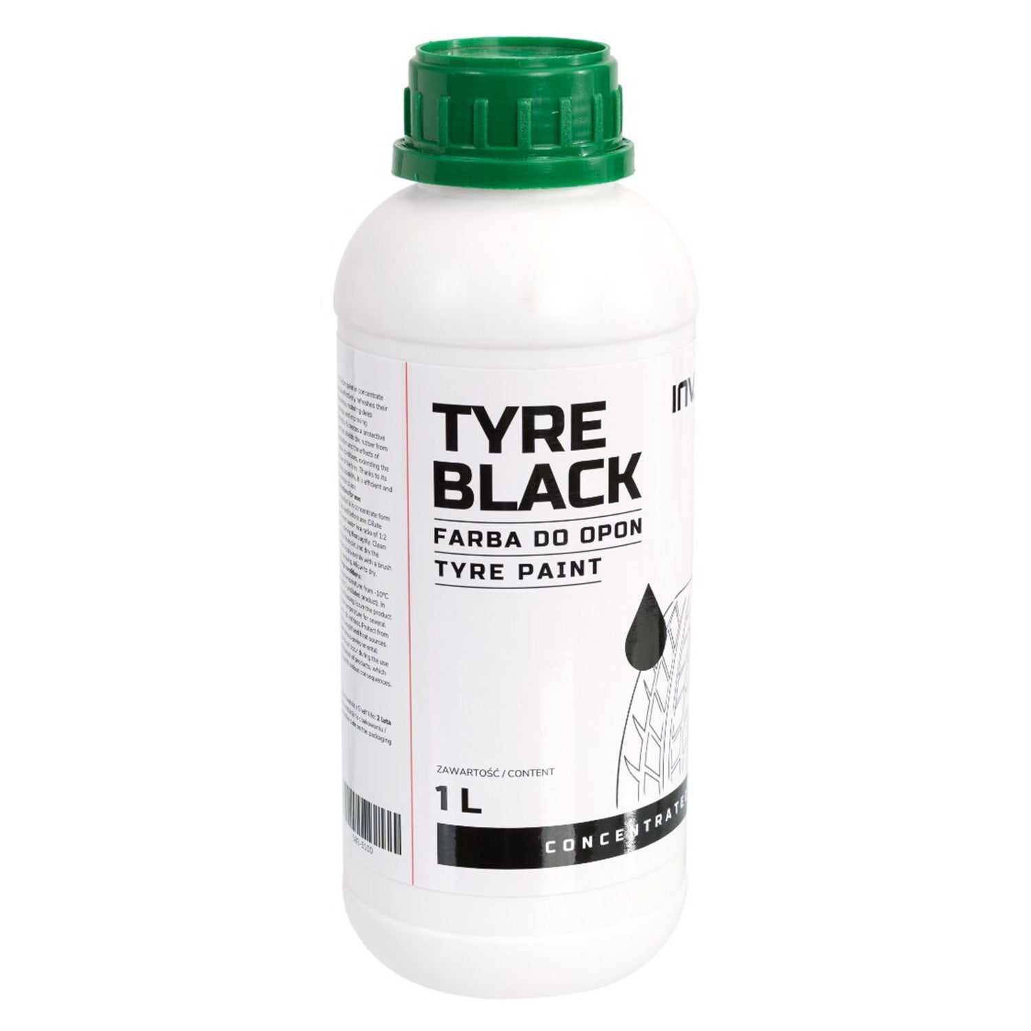 Βαφή Για Ελαστικά Tyre 1L INVENTO