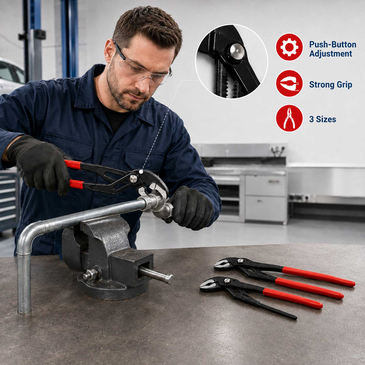 Σετ Γκαζοτανάλιες 3Τμχ GEBO TOOLS