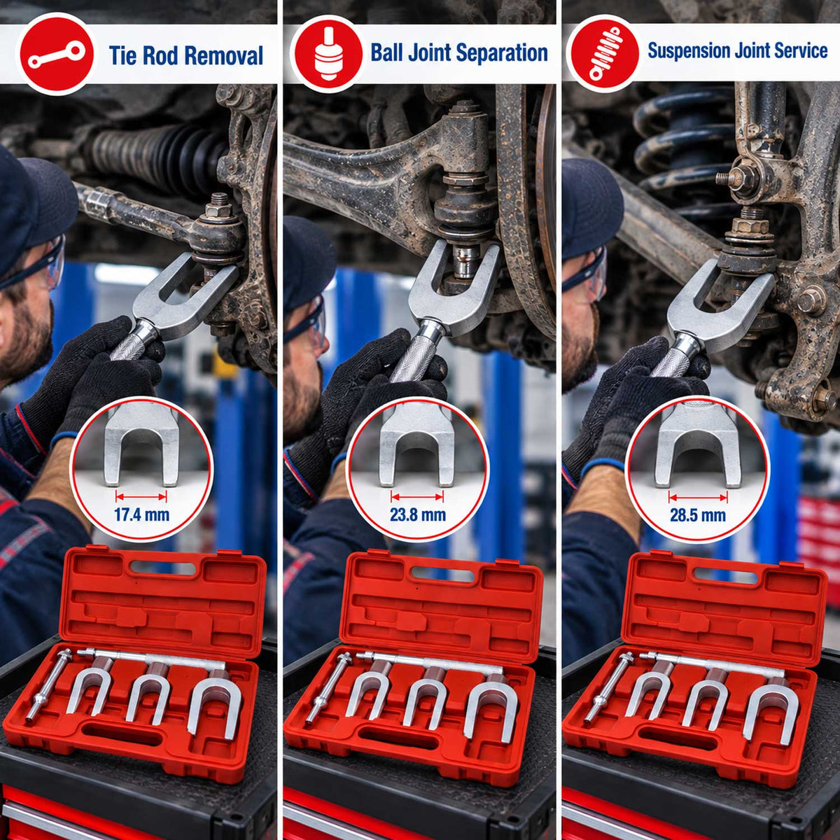 Σετ Εξολκείς Πυρούνες Ακρόμπαρων GEBO TOOLS