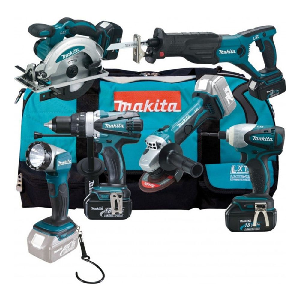 Πακέτο 6 Εργαλείων Makita Με Μπαταρία 18V Li-Ion 3Ah Dlx6011