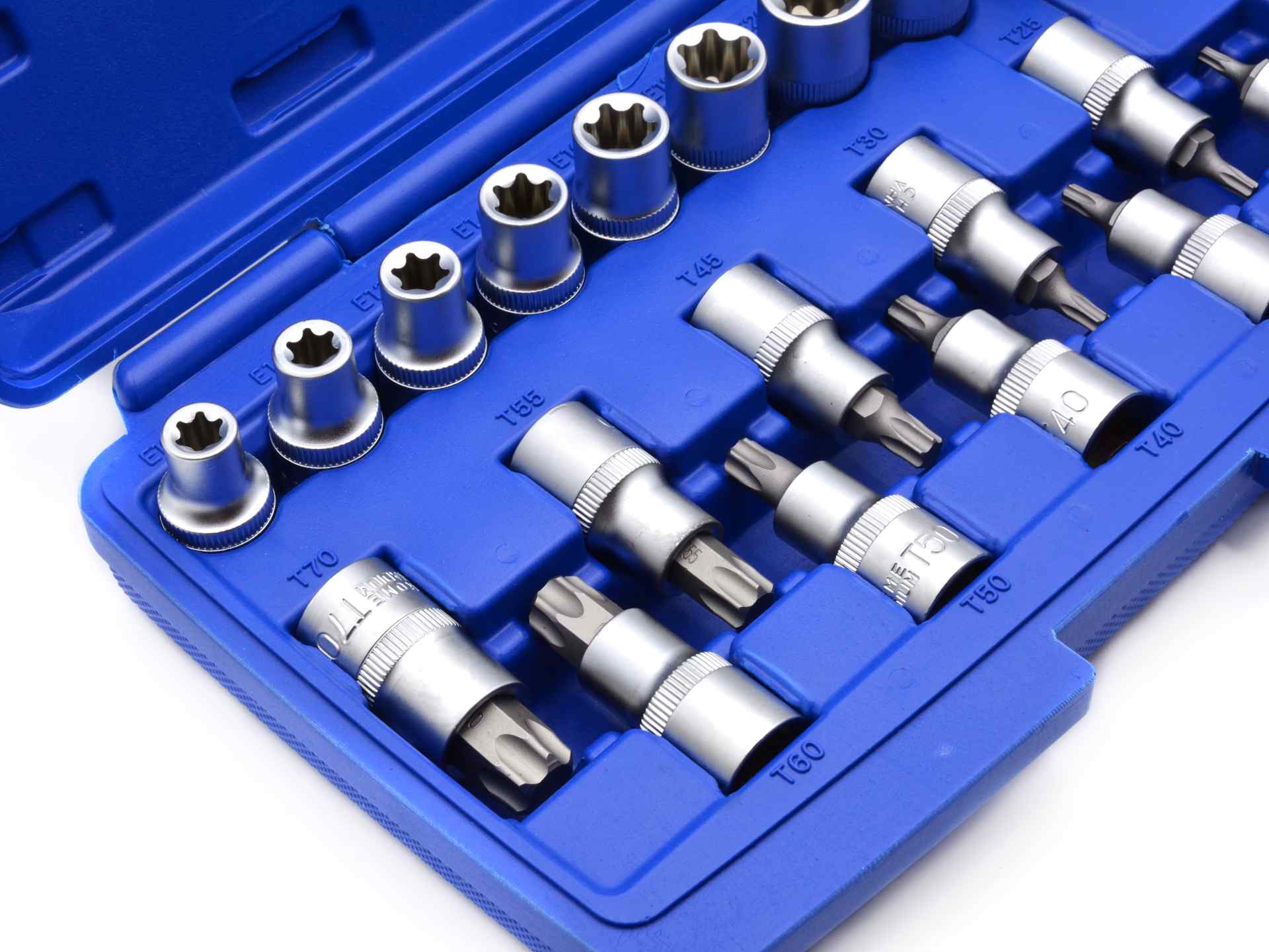 Σετ Καρυδάκια Και Μύτες Torx 1/2" 19Τμχ GEKO