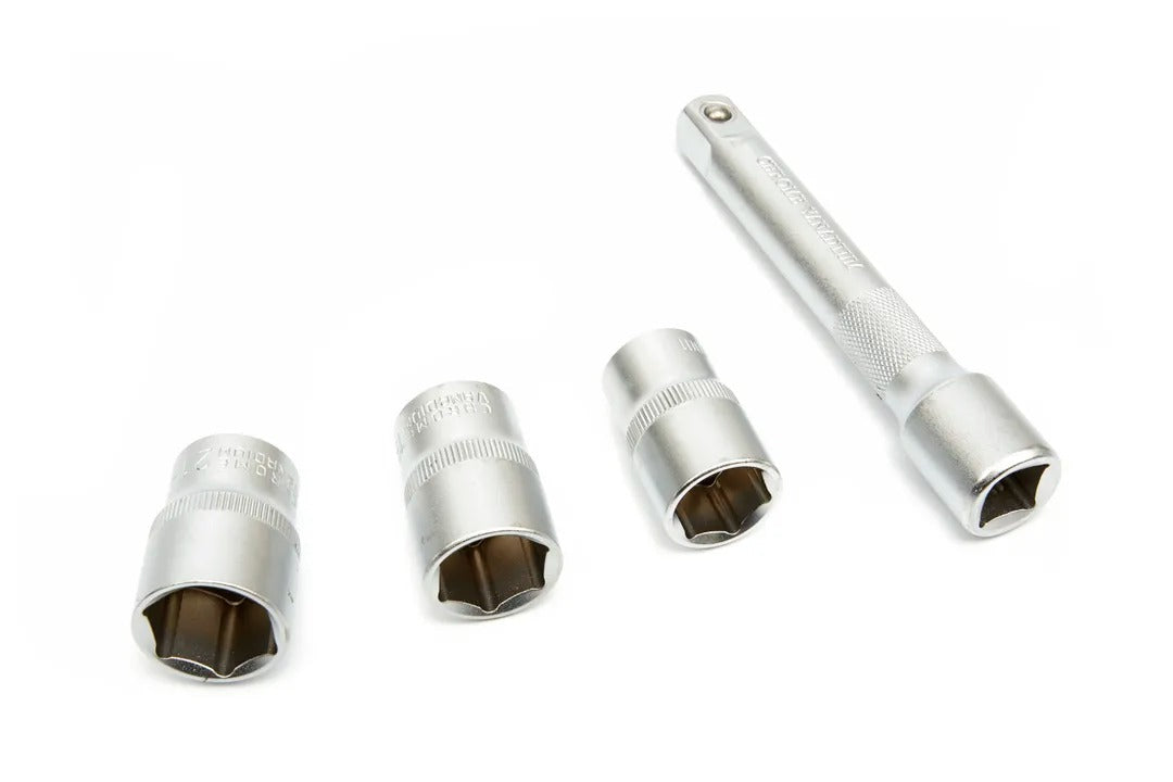 Σετ Δυναμόκλειδο 1/2" 28-210Nm Καρυδάκι 1/2" 17-19-21mm 5 Τμχ HBM