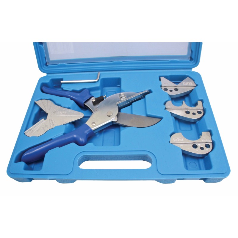 Σετ Ψαλίδι Πολυλειτουργικό Με Εναλλάξιμες Σιαγόνες- Σωληνοκόφτες Από Καουτσούκ 6Τμχ