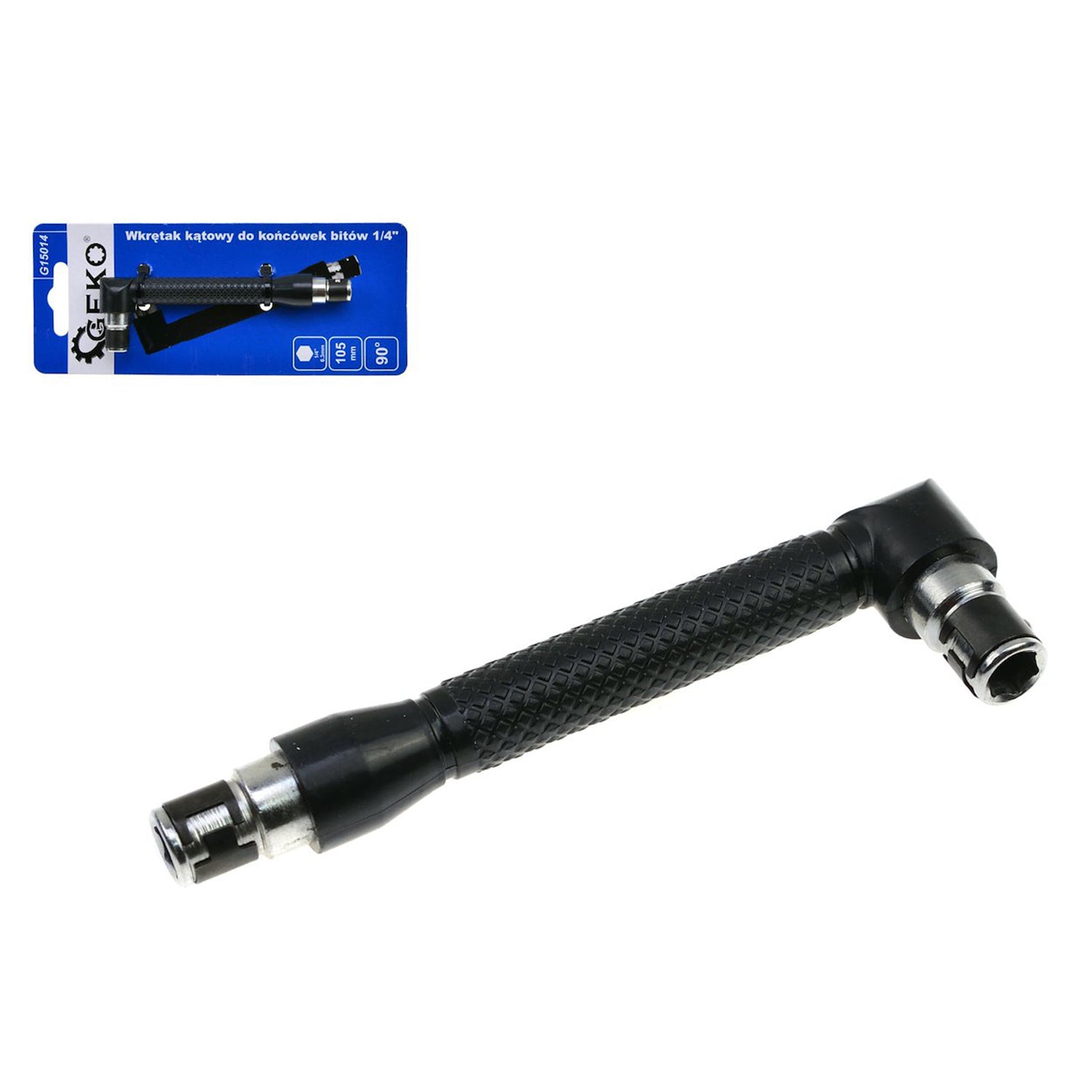 Γωνιακή Προέκταση Για Μύτες 1/4" 105mm 90° GEKO