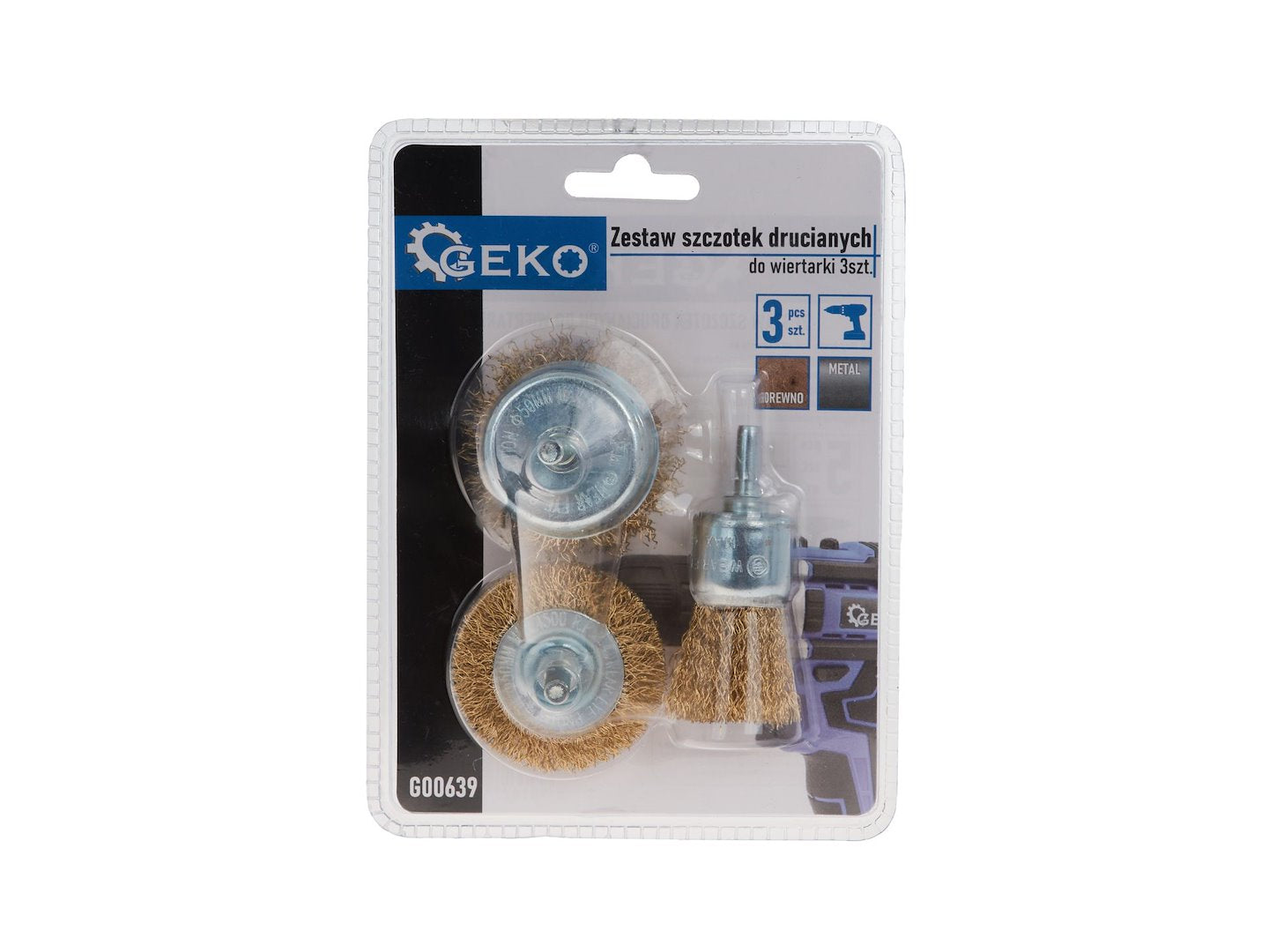 Σετ Συρματόβουρτσες Με Άξονα Για Δράπανο 3Τμχ