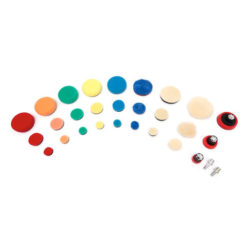 Σετ Σφουγγάρια Γυαλίσματος Αυτοκινήτου M14x6mm 29Τμχ HBM Ολλανδία