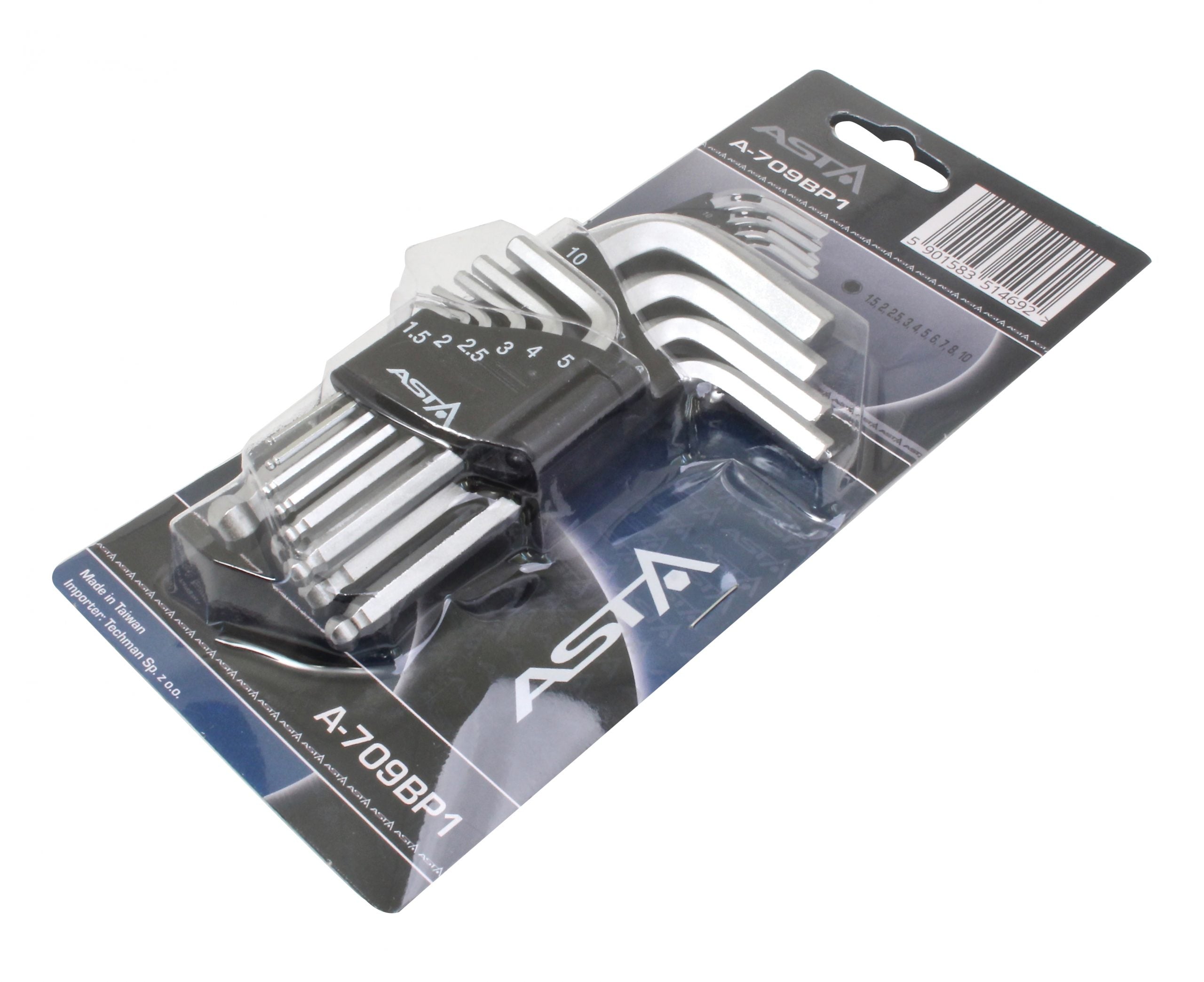 Σετ Άλλεν-Allen Εξαγωνικά Τύπου L H1.5-H10 ASTA POLAND