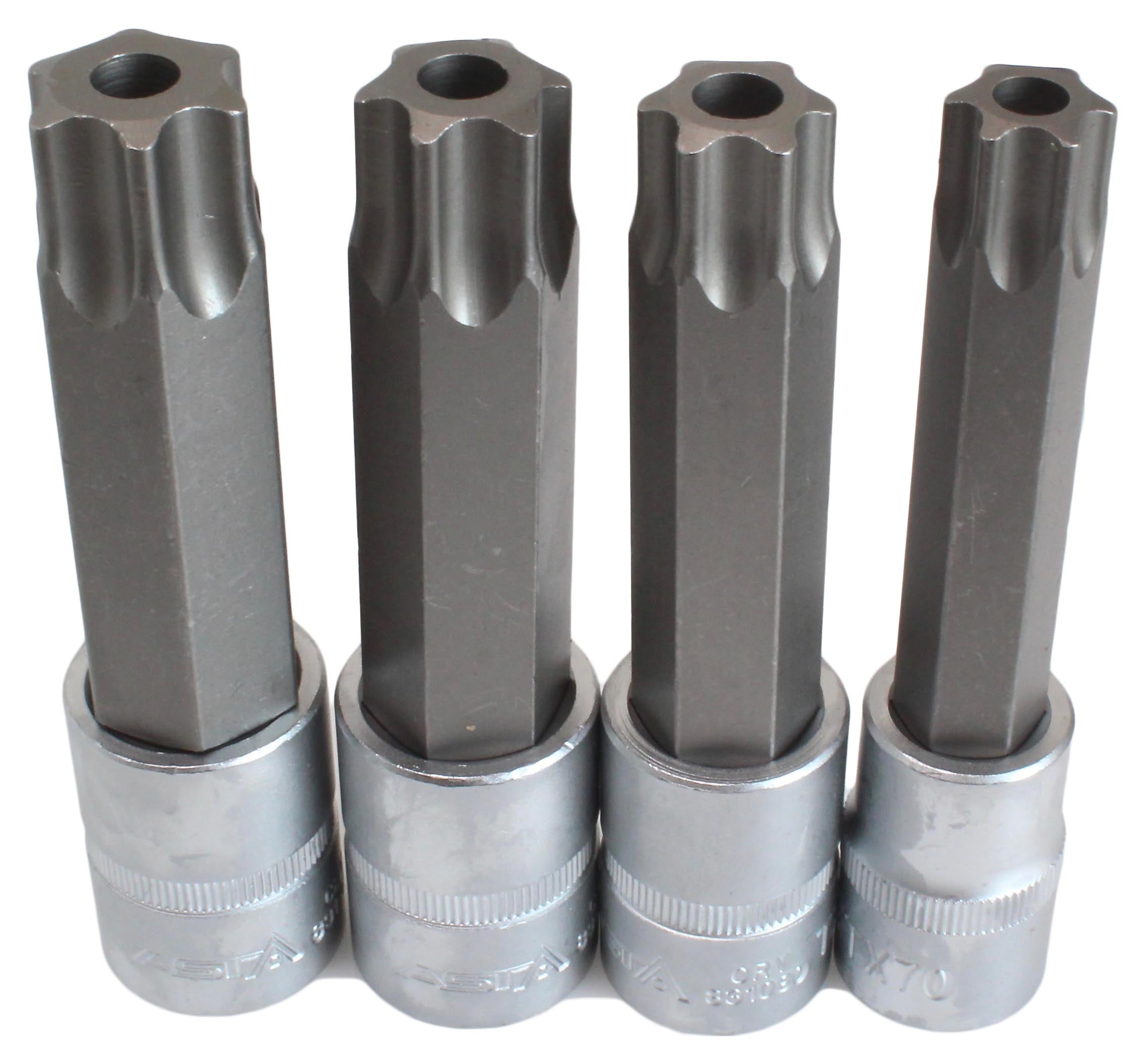 Σετ Μύτες Torx Με Τρύπα 1/2" T70-T100