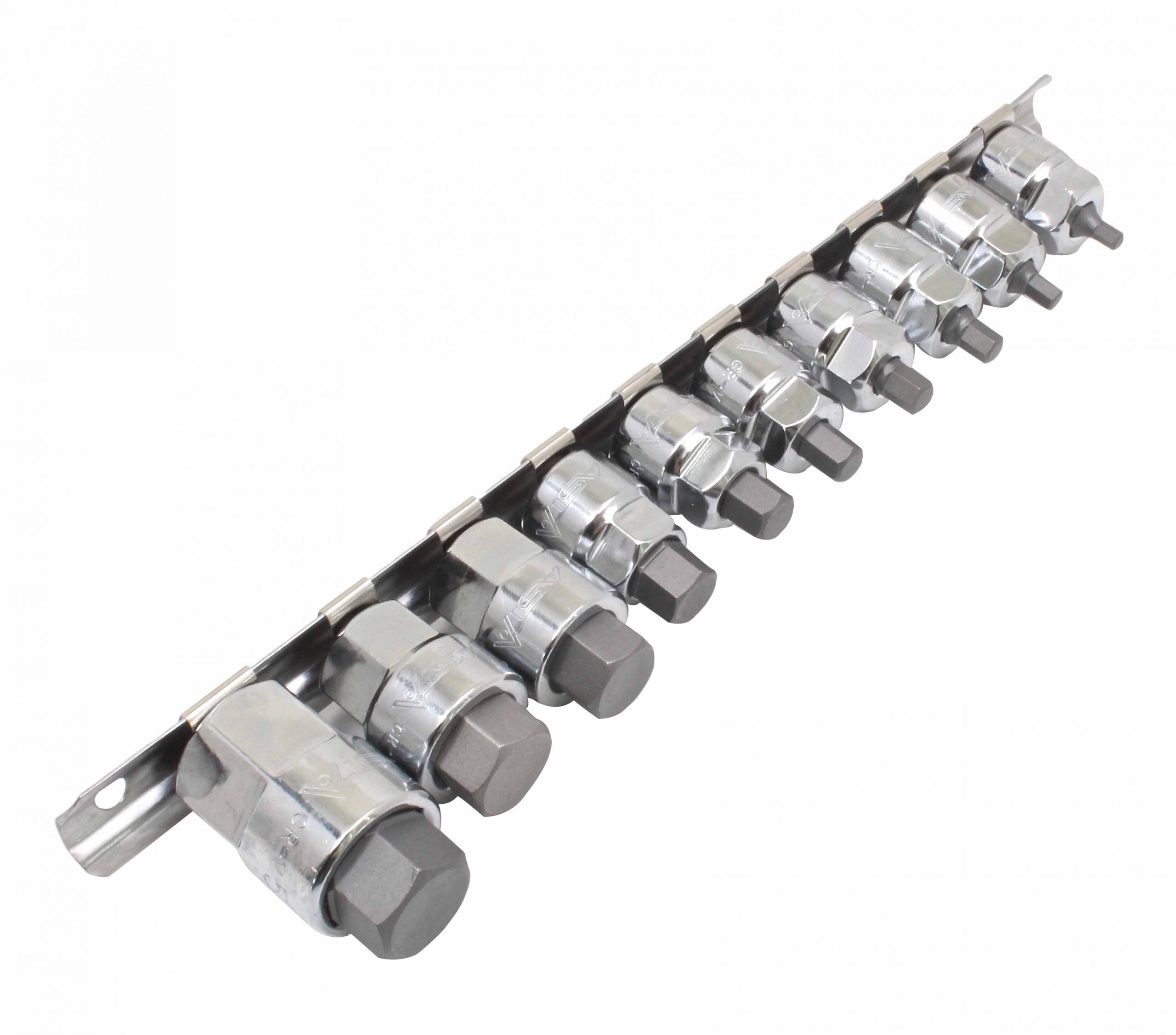 Σετ Καρυδάκια Εξάγωνα Άλλεν-Allen 1/4"-3/8" 10Τμχ