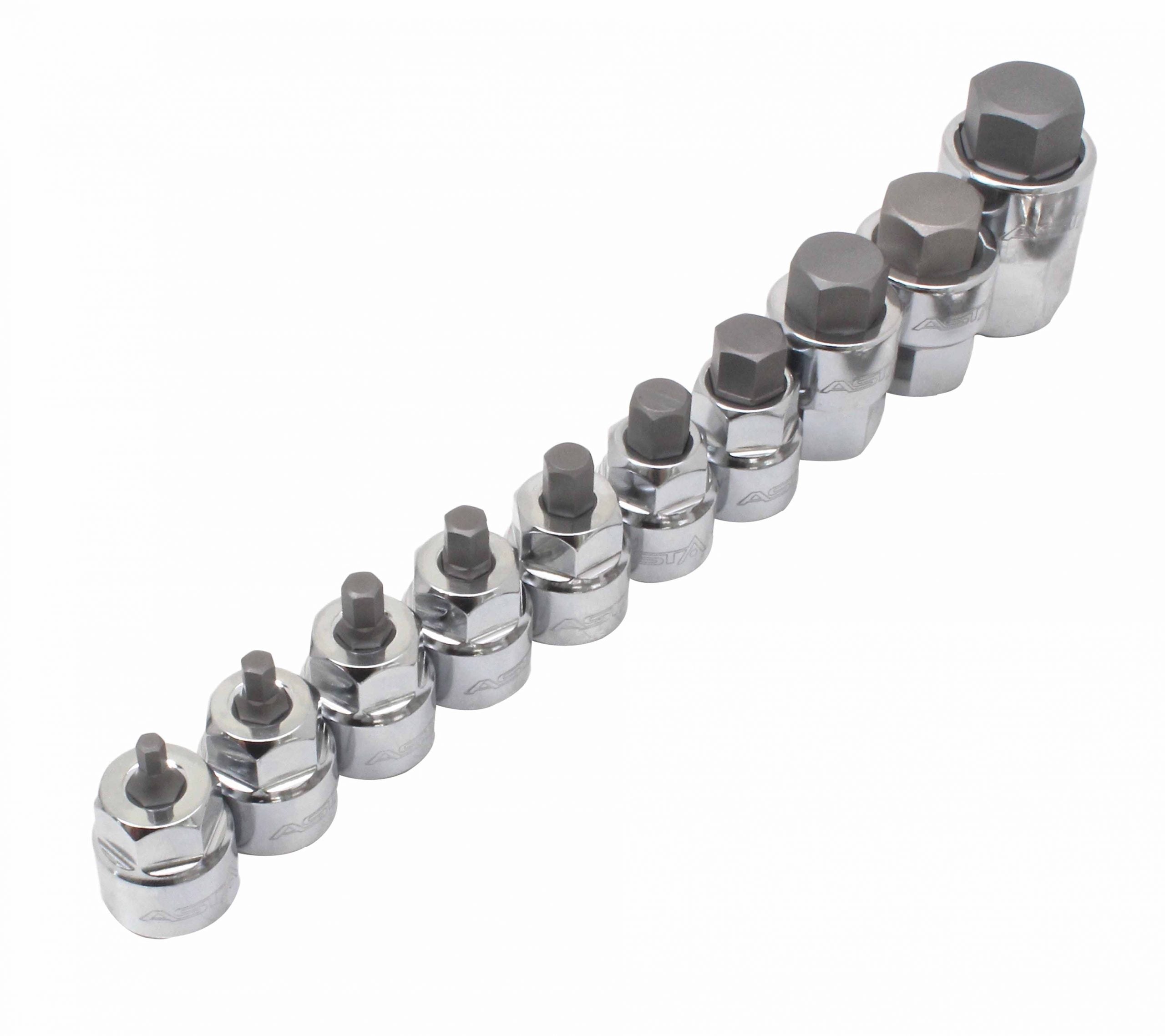 Σετ Καρυδάκια Εξάγωνα Άλλεν-Allen 1/4"-3/8" 10Τμχ