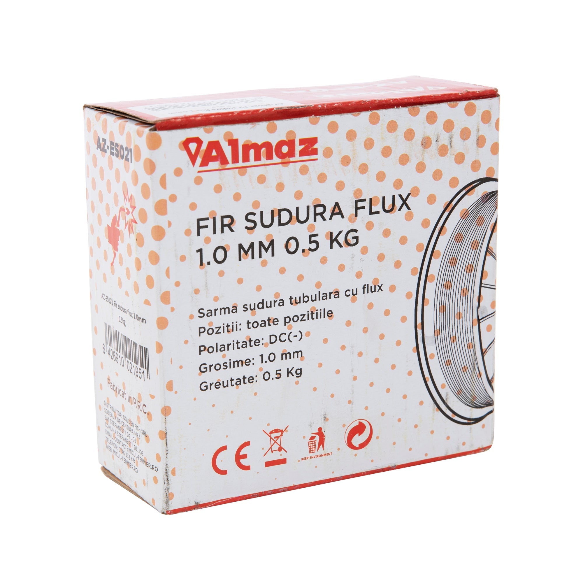 Σύρμα Συγκόλλησης Με Ροή 1.0Mm 0.5Kg Almaz