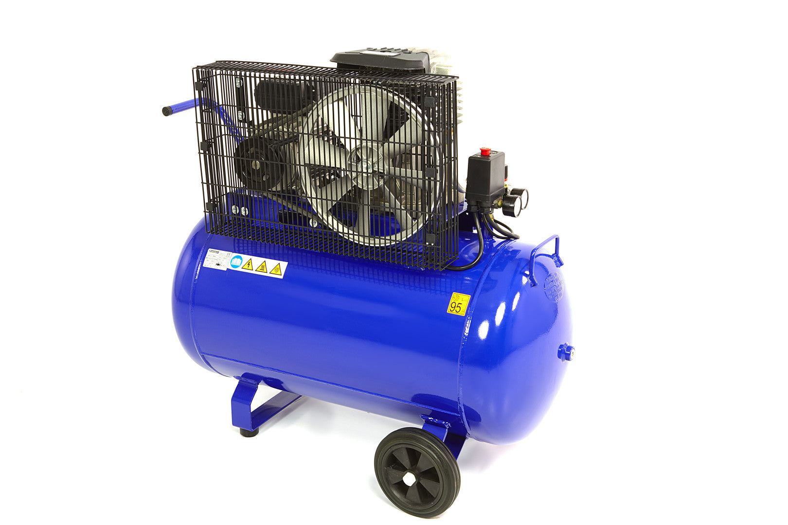 Hbm Machines Μονοφασικό Κομπρεσέρ Αέρος Με Ισχύ 3Hp Και Αεροφυλάκιο 100Lt
