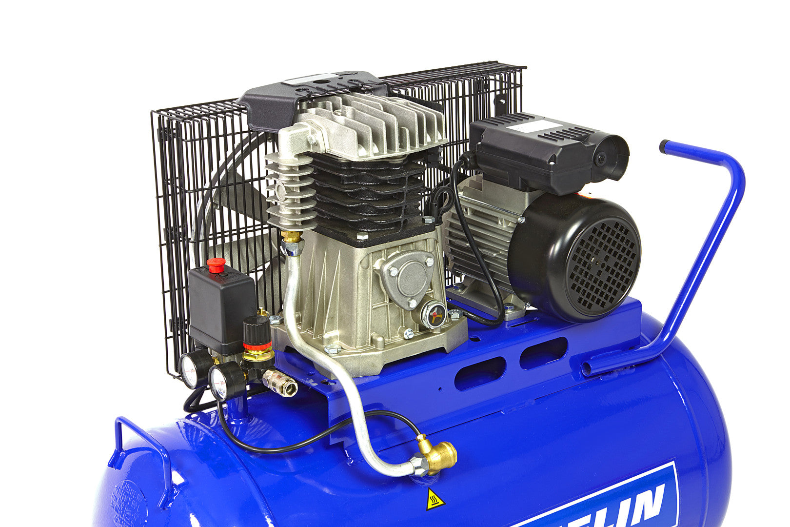 Hbm Machines Μονοφασικό Κομπρεσέρ Αέρος Με Ισχύ 3Hp Και Αεροφυλάκιο 100Lt