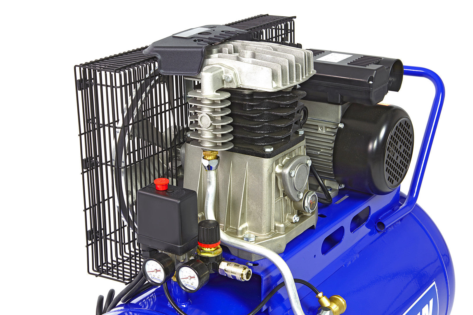 Hbm Machines Μονοφασικό Κομπρεσέρ Αέρος Με Ισχύ 3Hp Και Αεροφυλάκιο 100Lt