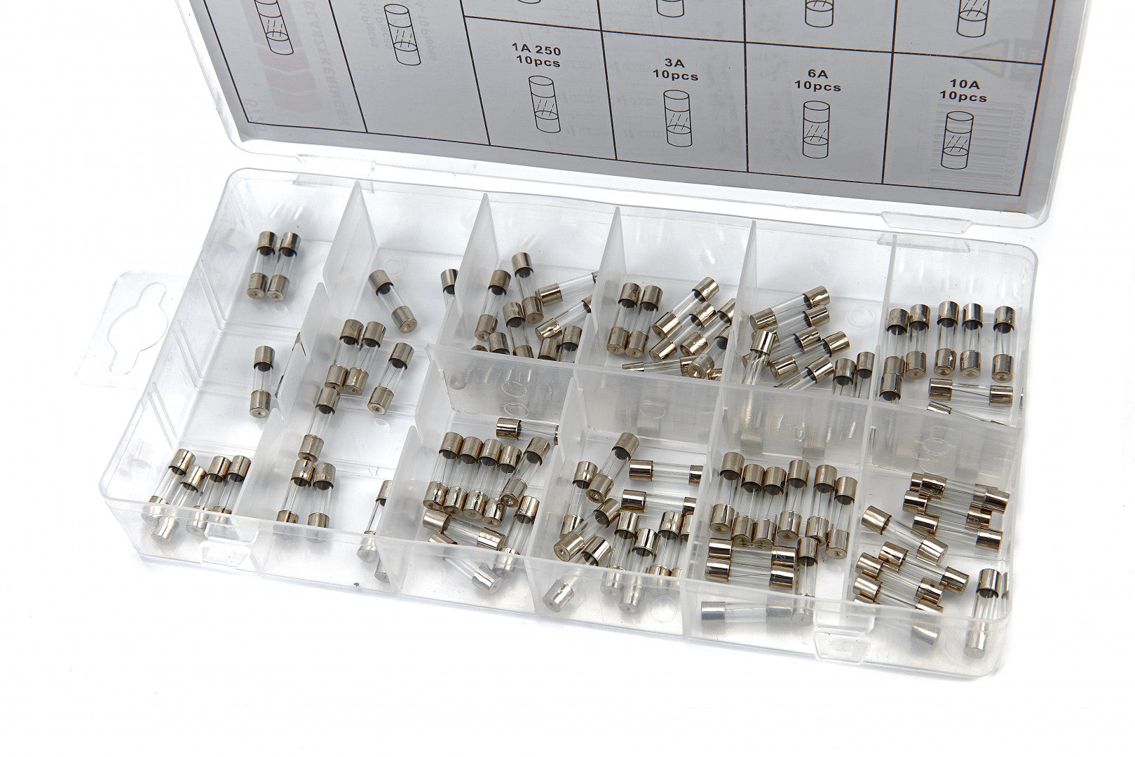 ΣΕΤ Ασφάλειες Αυτοκινήτου 5x20mm 0.2-15A 100 ΤΕΜ