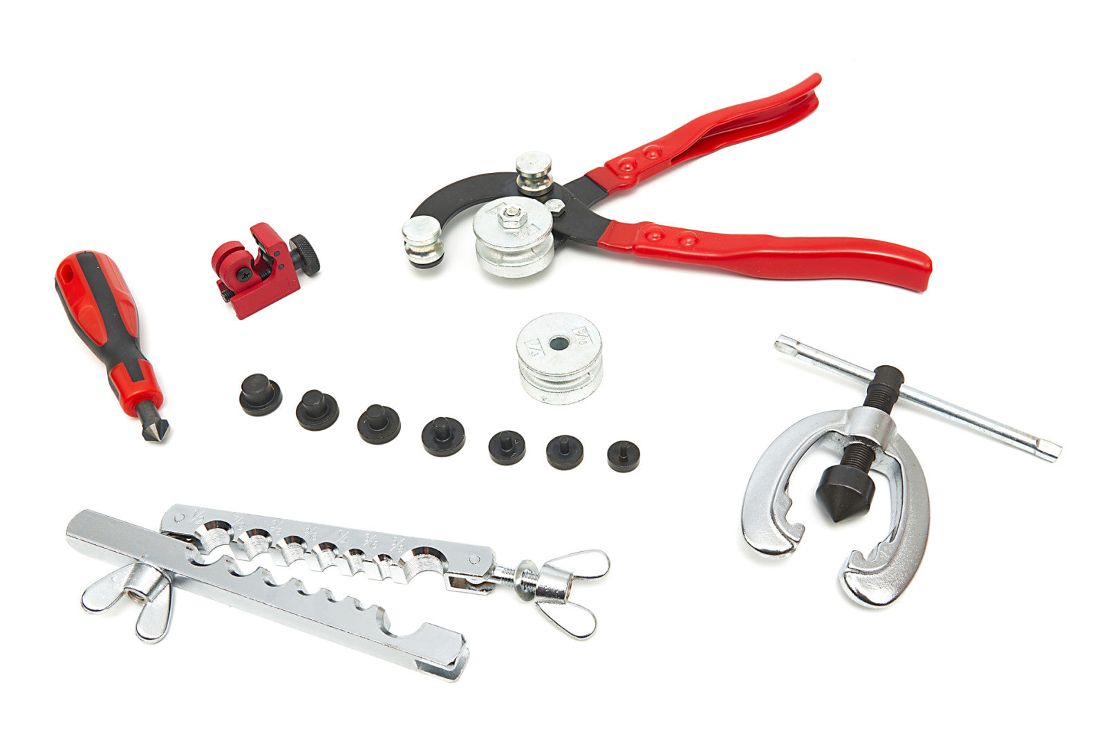 Σετ Διαμόρφωσης Σωλήνων Φρένων Με Κόφτη, 14 Τεμαχίων, Hbm