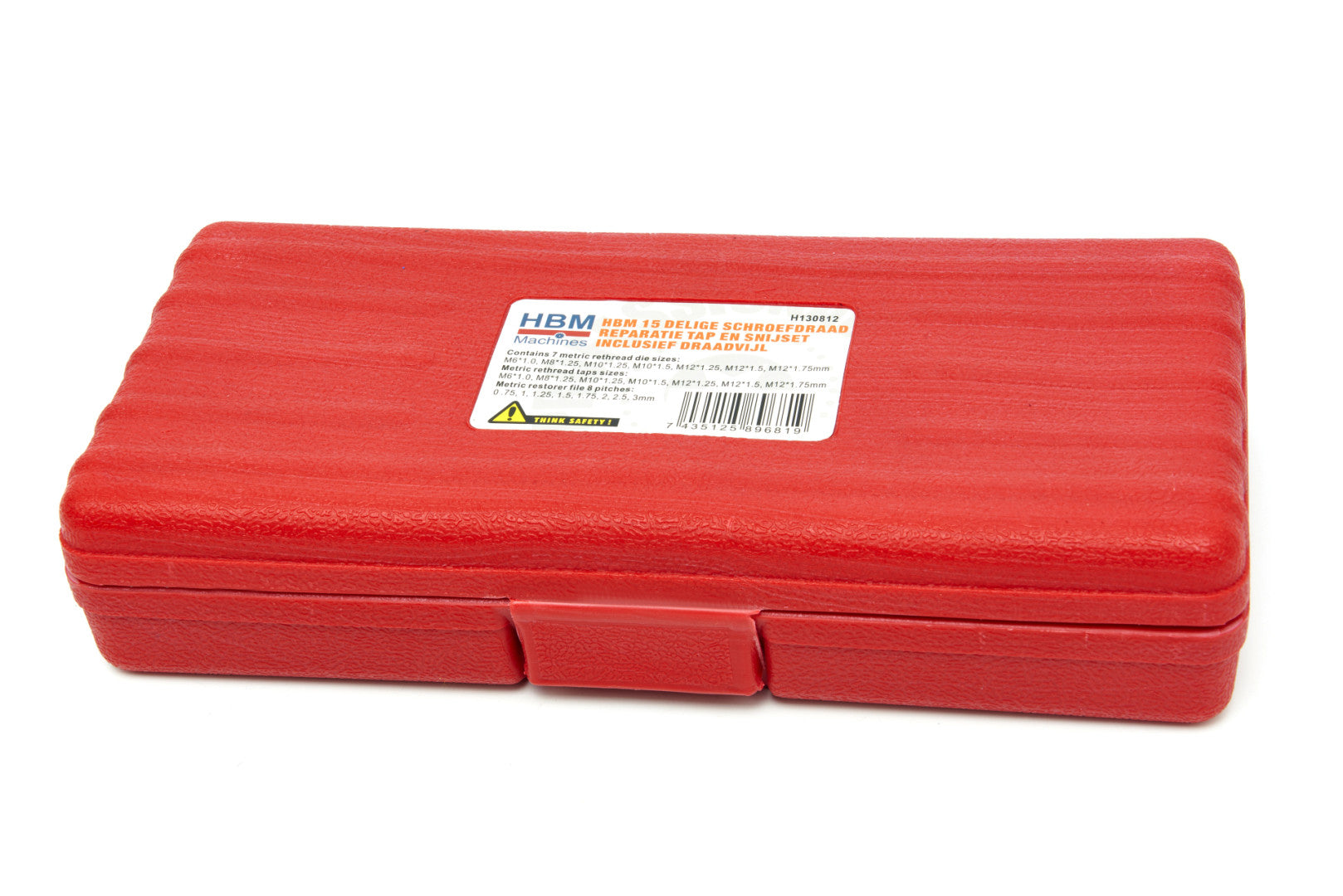 Σετ Επισκευής Σπειρωμάτων Μετρικού Τύπου, 15 Τεμαχίων, Hbm