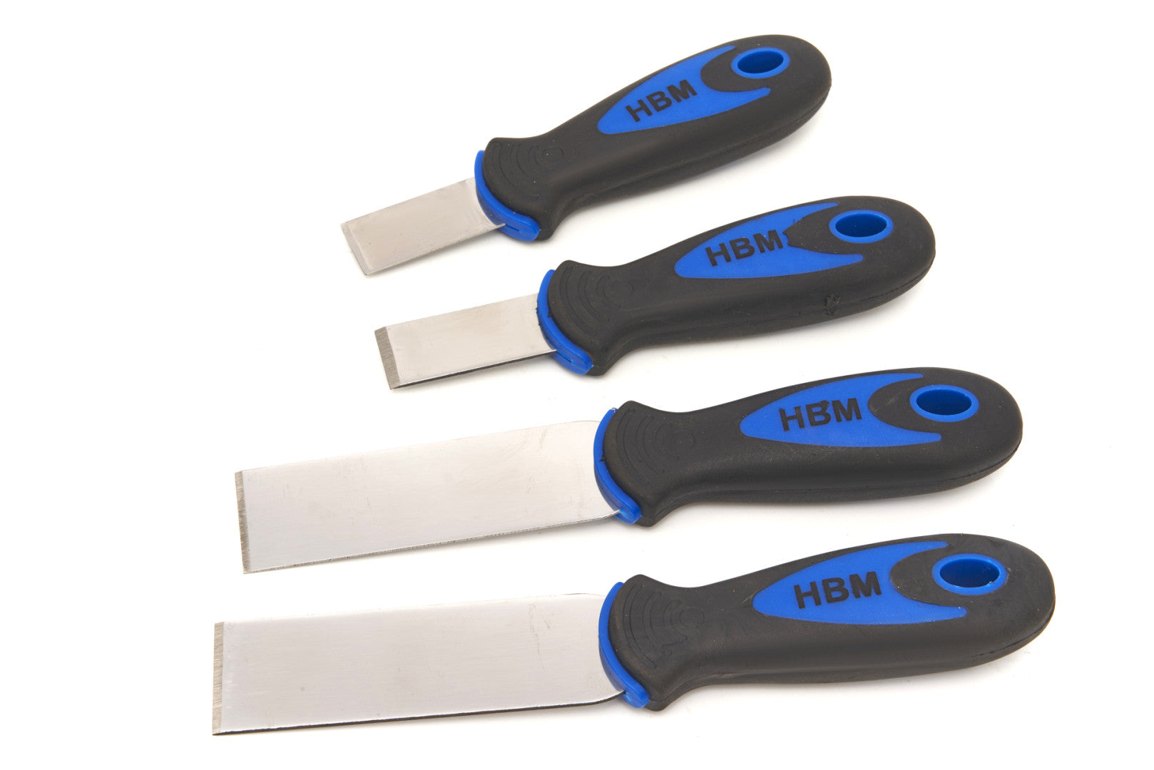 Ξυστρεσ Ανοξειδωτο Ατσαλι Σετ 4 Τεμαχια Hbm