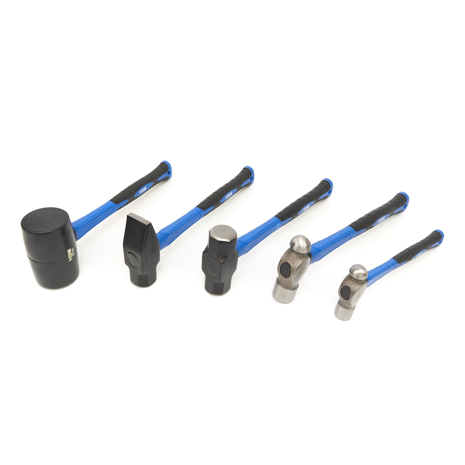 Σετ 5 Επαγγελματικά Σφυριά Με Λαβή Από Υαλοΐνες Hbm Machines Ολλανδία