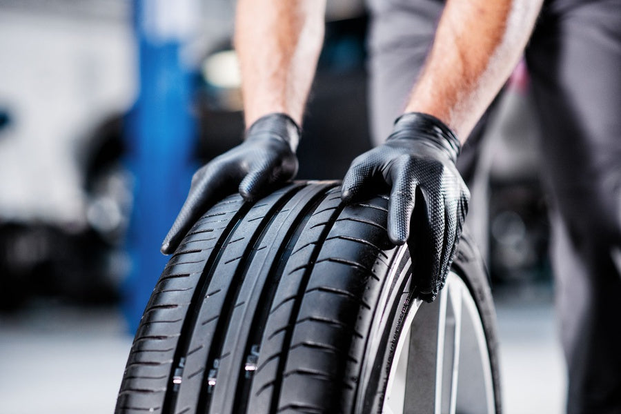 Γαντια Νιτριλιου Mercator Gogrip Premium L Σετ 50 Τmx Μαυρο