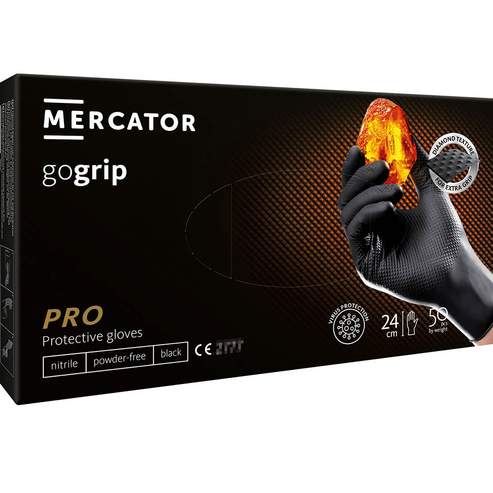 Γαντια Νιτριλιου Mercator Gogrip Premium Xl Σετ 50Τmx