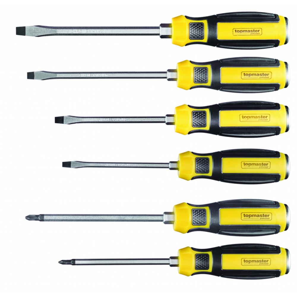 Topmaster Σετ Κατσαβίδια 6 Cr-V