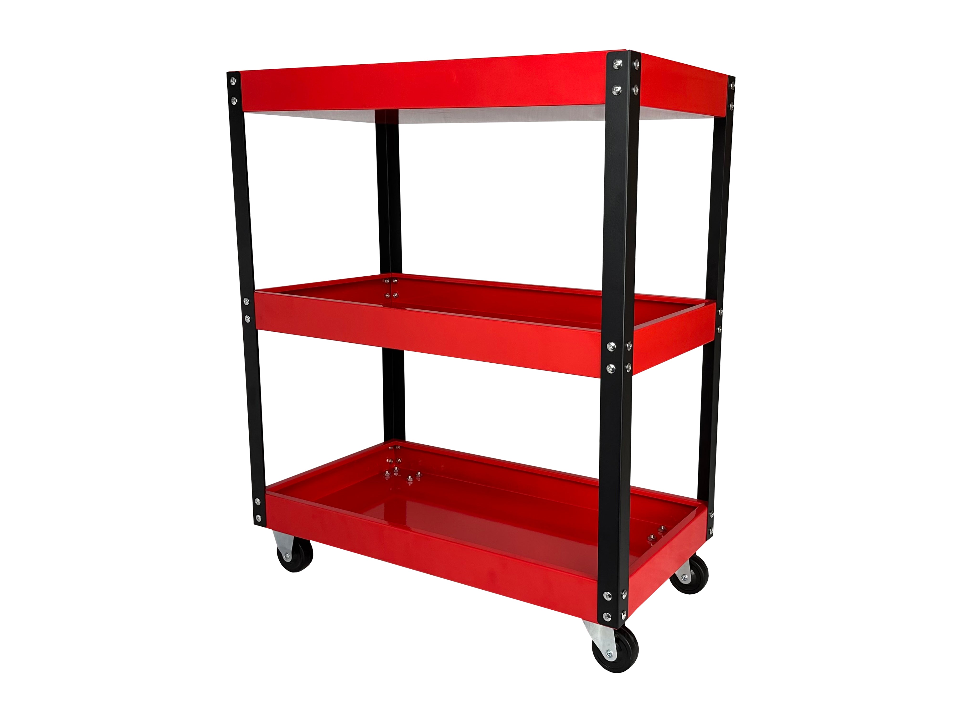 Εργαλειοφόρος Τροχήλατος Ανοιχτού Τύπου με 3 Ράφια GEBO TOOLS