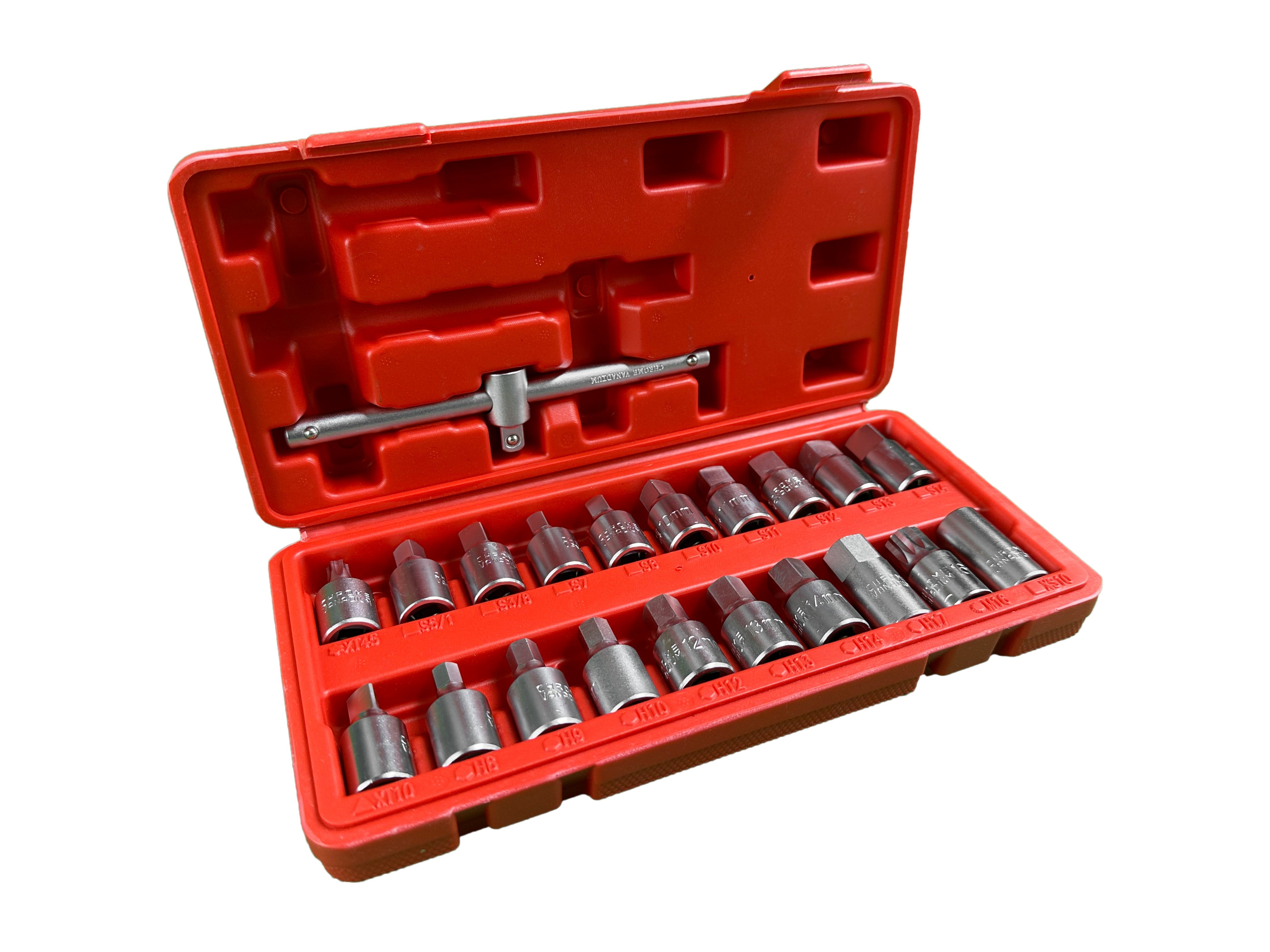 Σετ Καρυδάκια Κάρτερ Λαδιού 21 Τμχ GEBO TOOLS