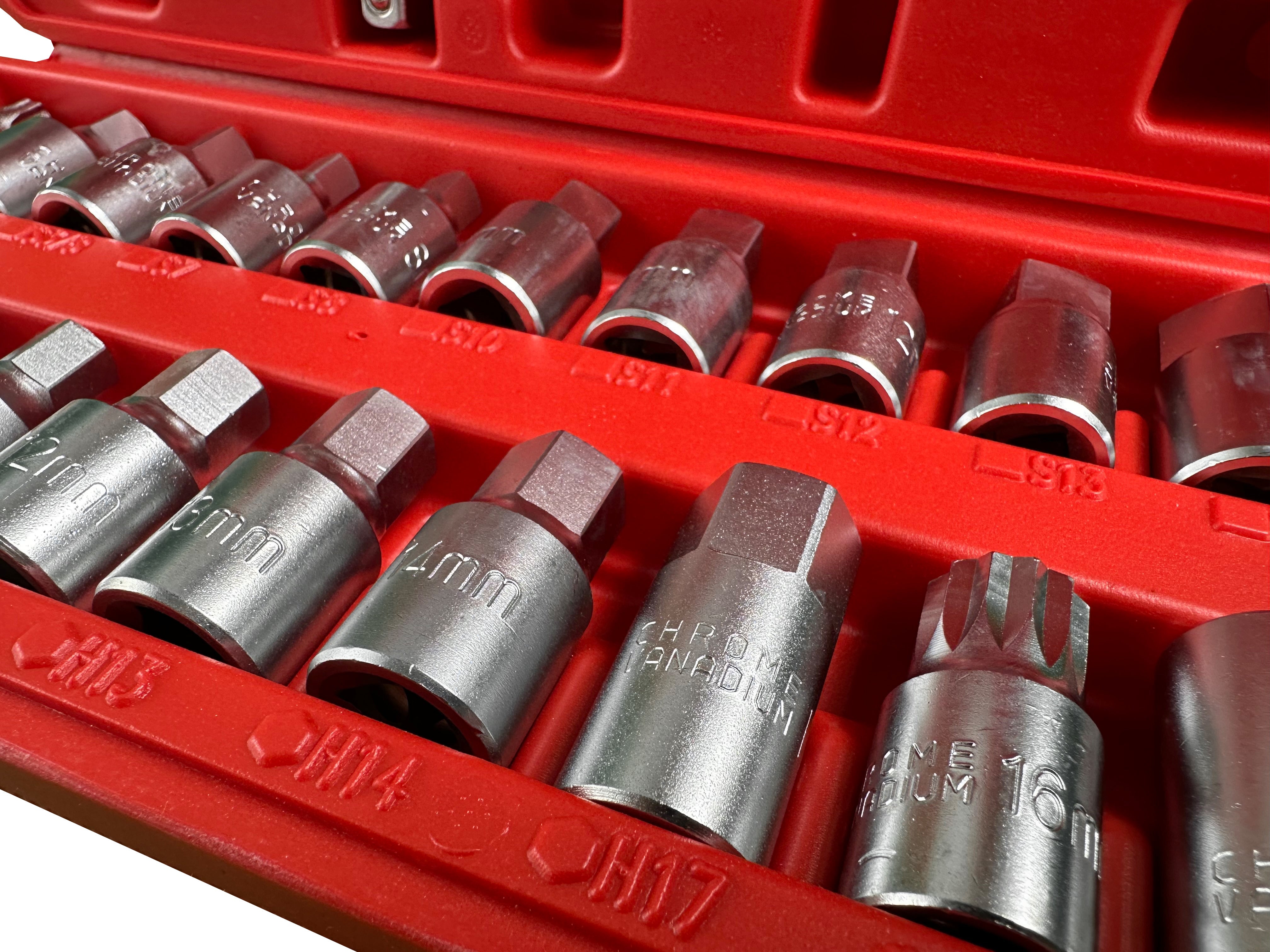 Σετ Καρυδάκια Κάρτερ Λαδιού 21 Τμχ GEBO TOOLS