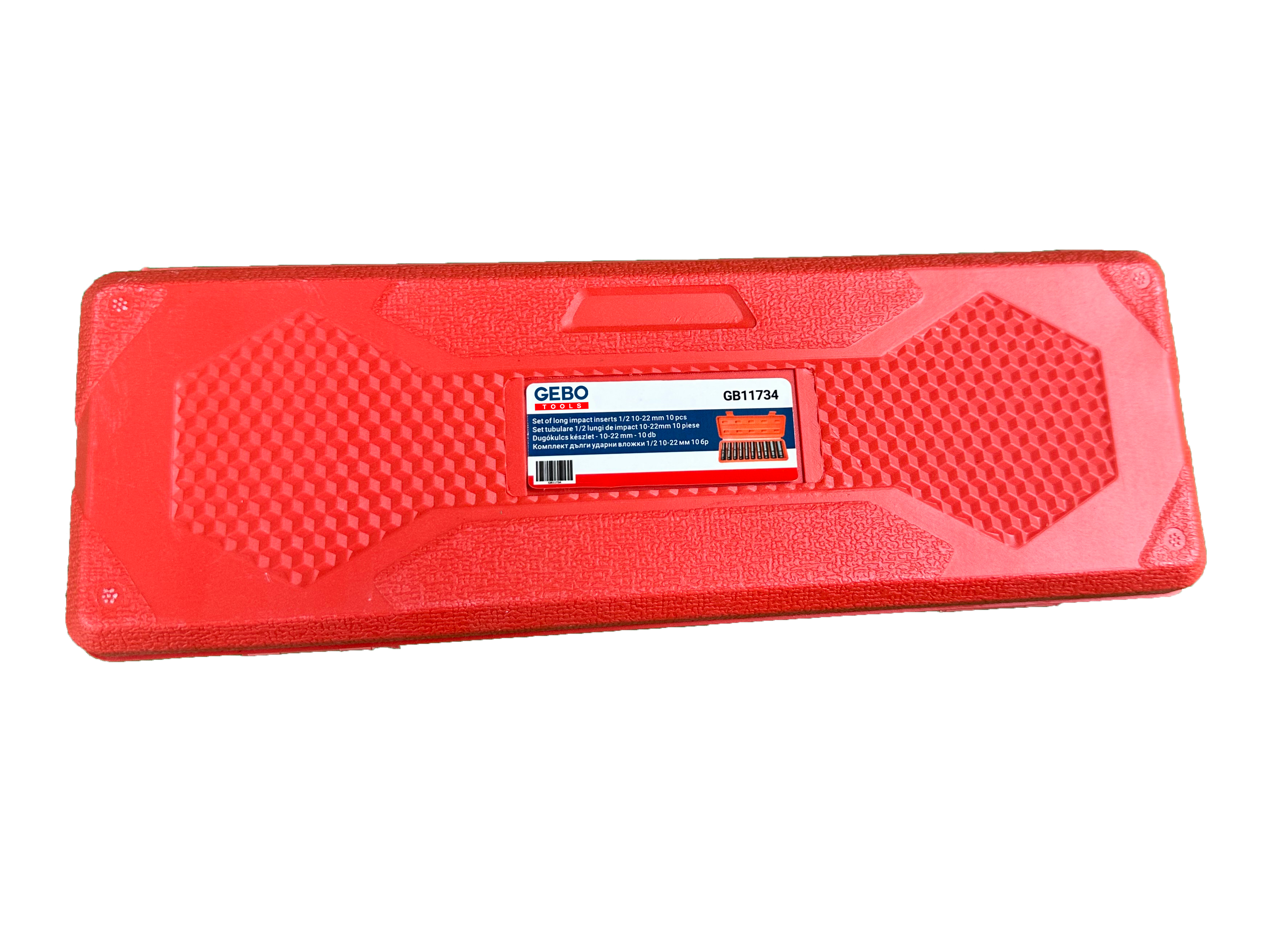 Σετ Καρυδάκια 1/2" Μακριά 8-24mm 10 Τμχ GEBO TOOLS
