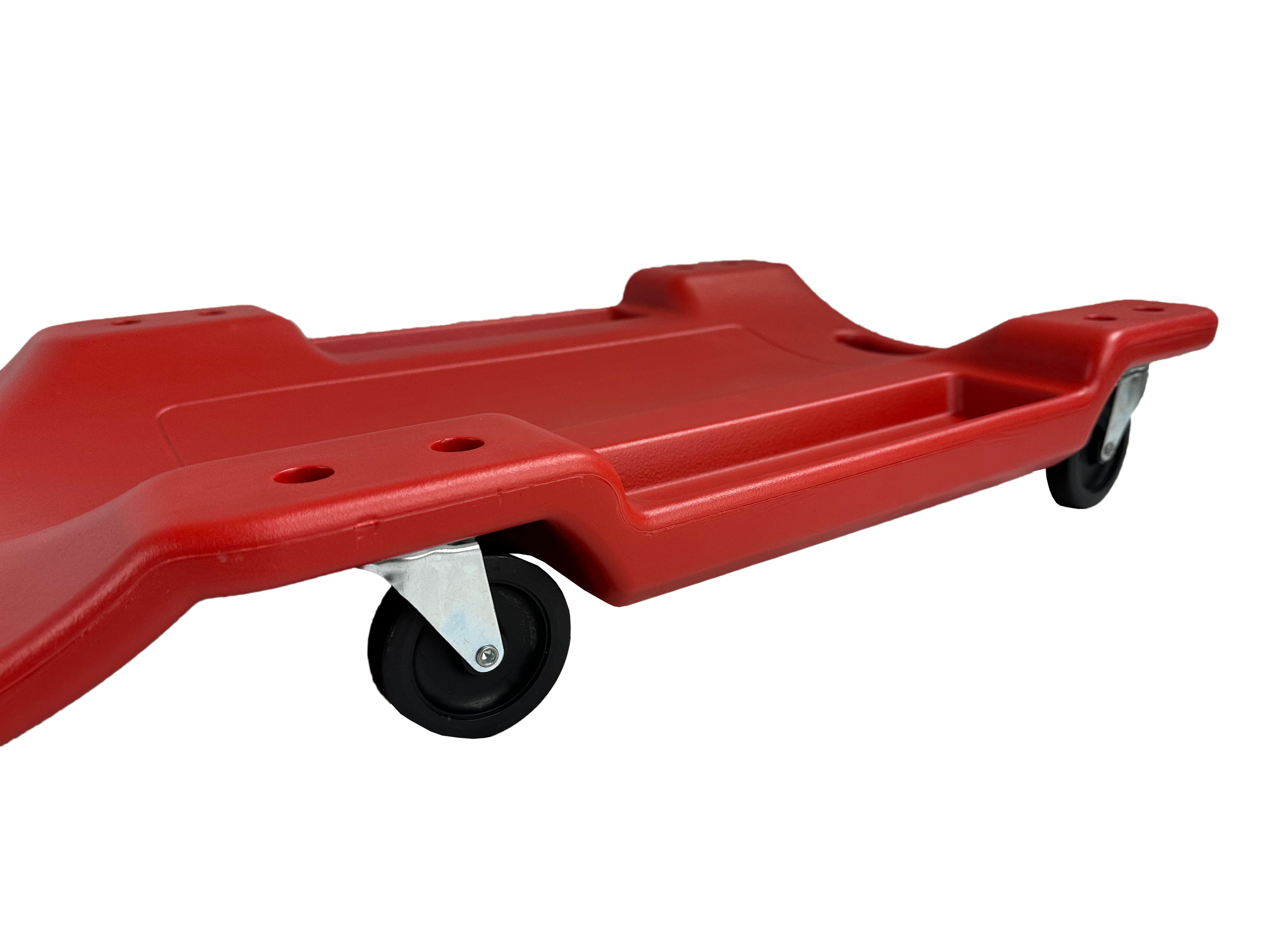 Ξαπλώστρα Συνεργείου Τροχήλατη Πλαστική Κόκκινη GEBO TOOLS