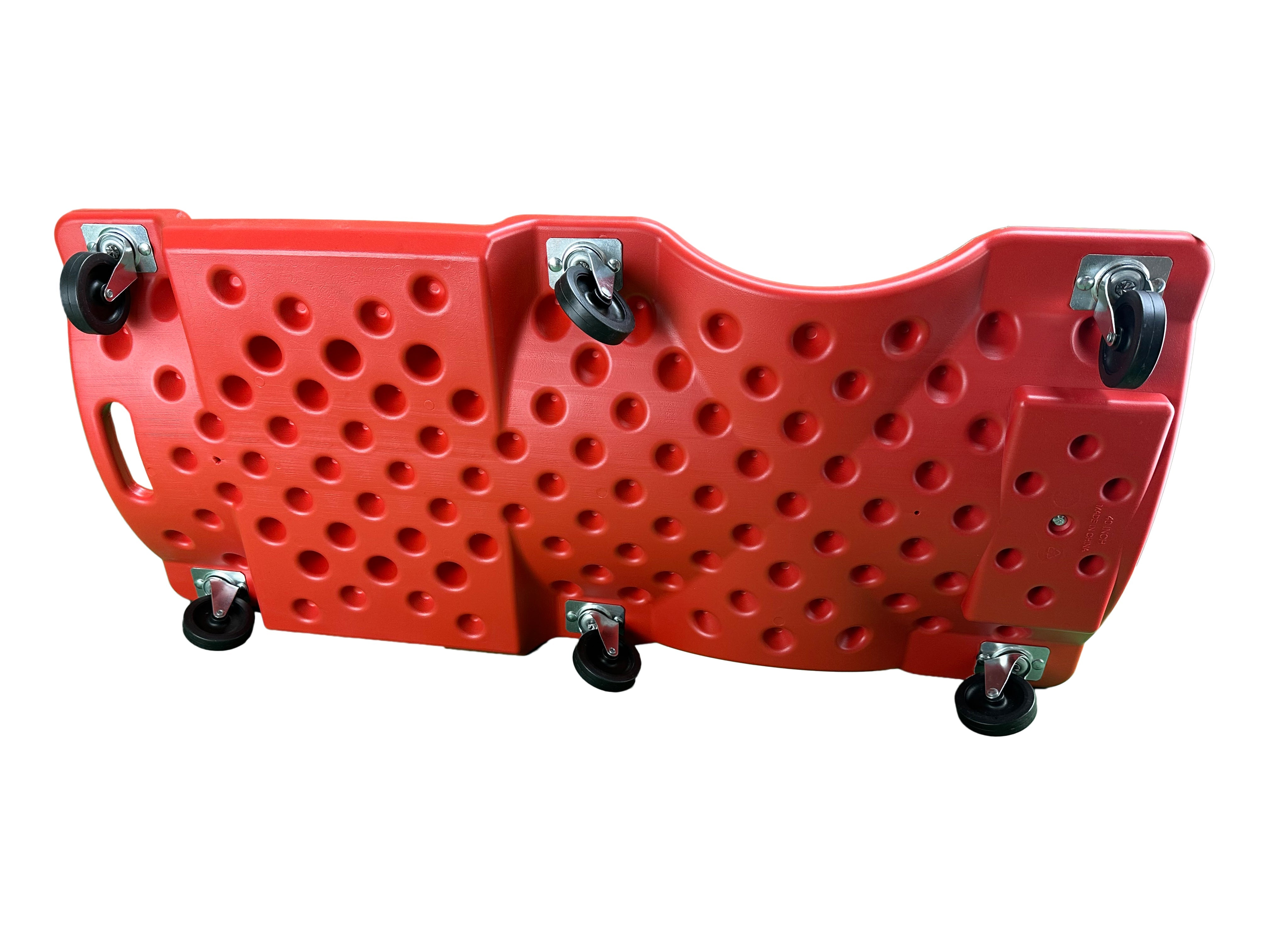 Ξαπλώστρα Συνεργείου Τροχήλατη Πλαστική Κόκκινη GEBO TOOLS