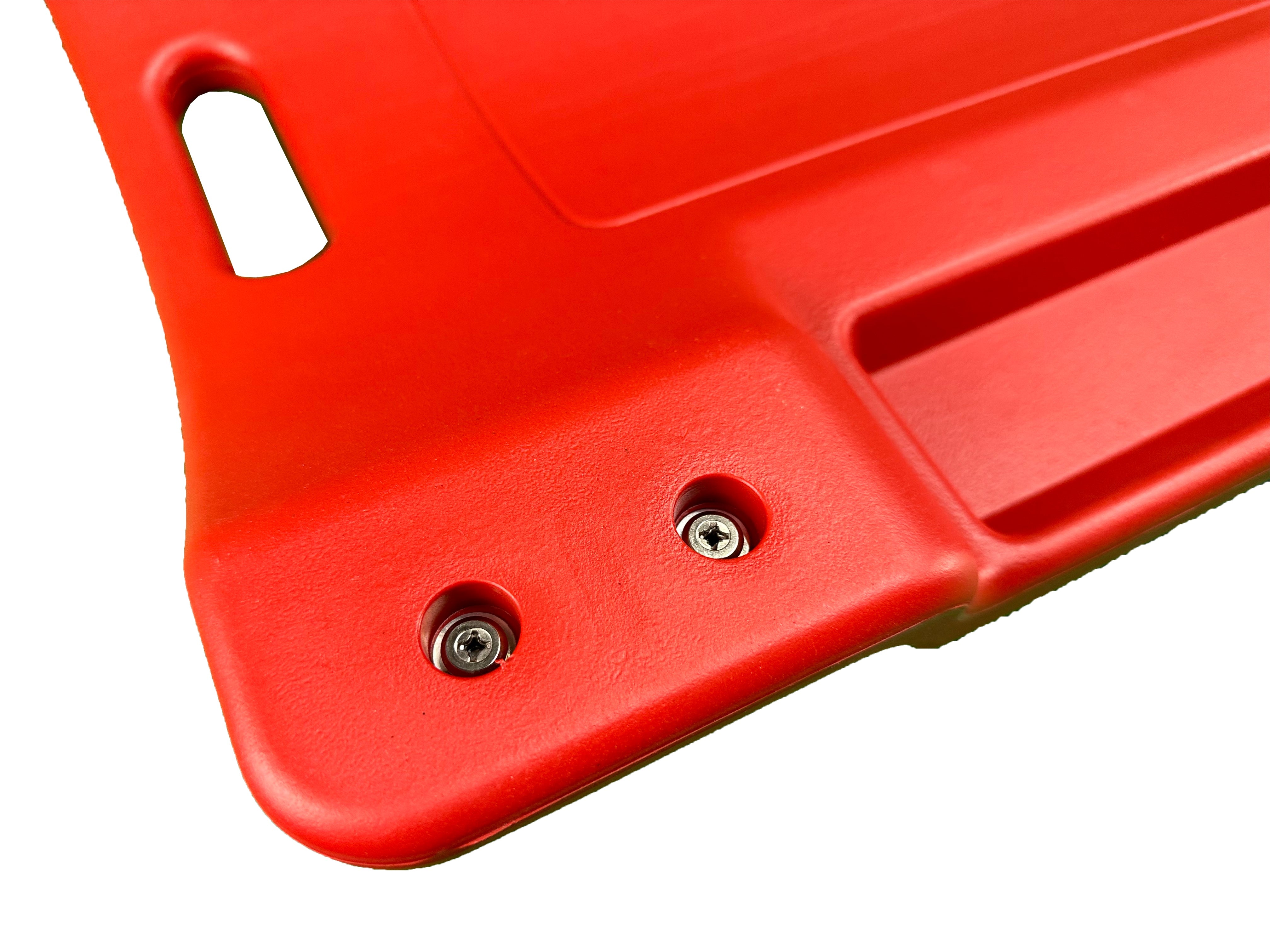 Ξαπλώστρα Συνεργείου Τροχήλατη Πλαστική Κόκκινη GEBO TOOLS