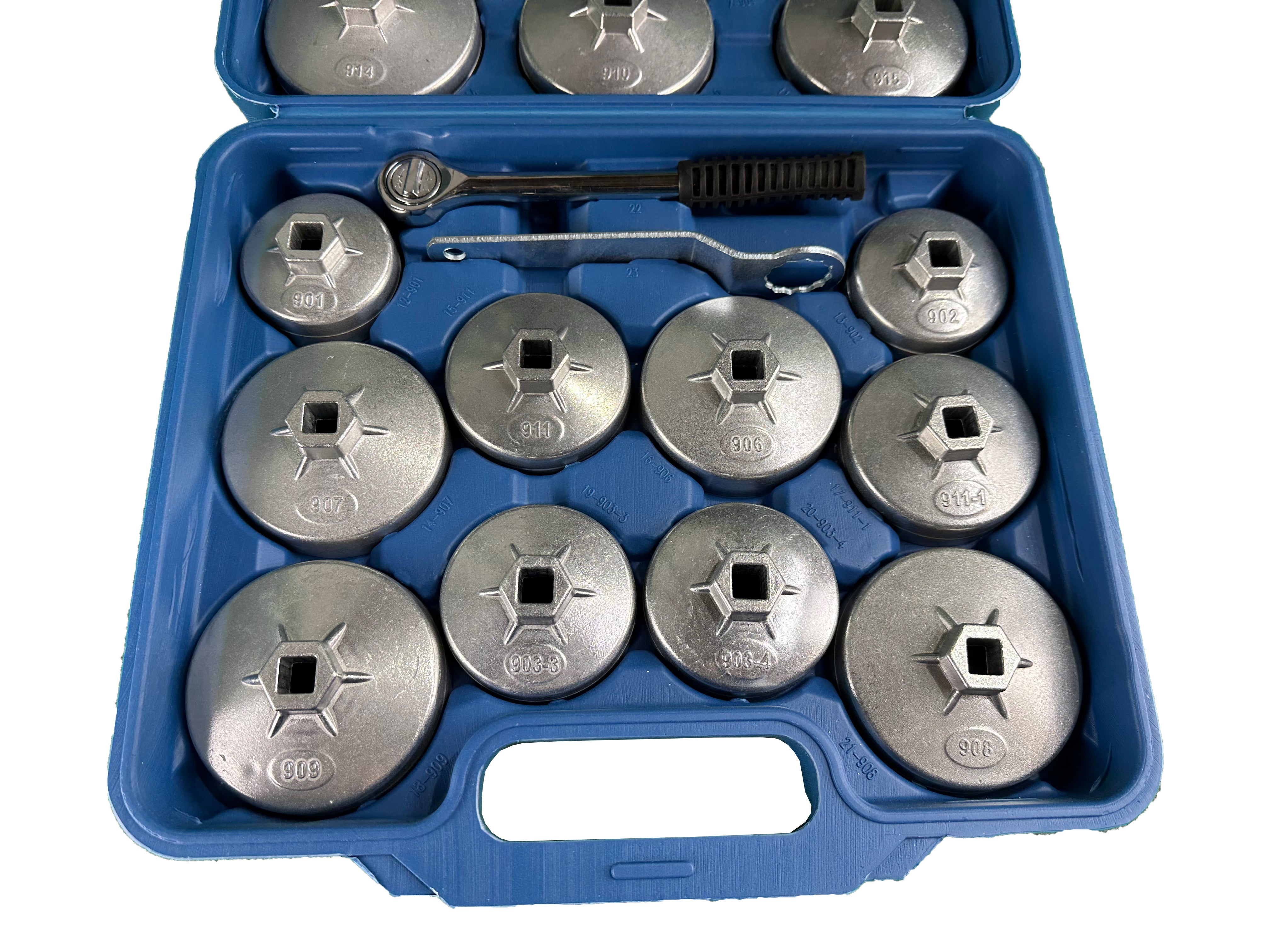 Φιλτρόκλειδα Κούπας Αλουμινίου 23 Τμχ GEBO TOOLS