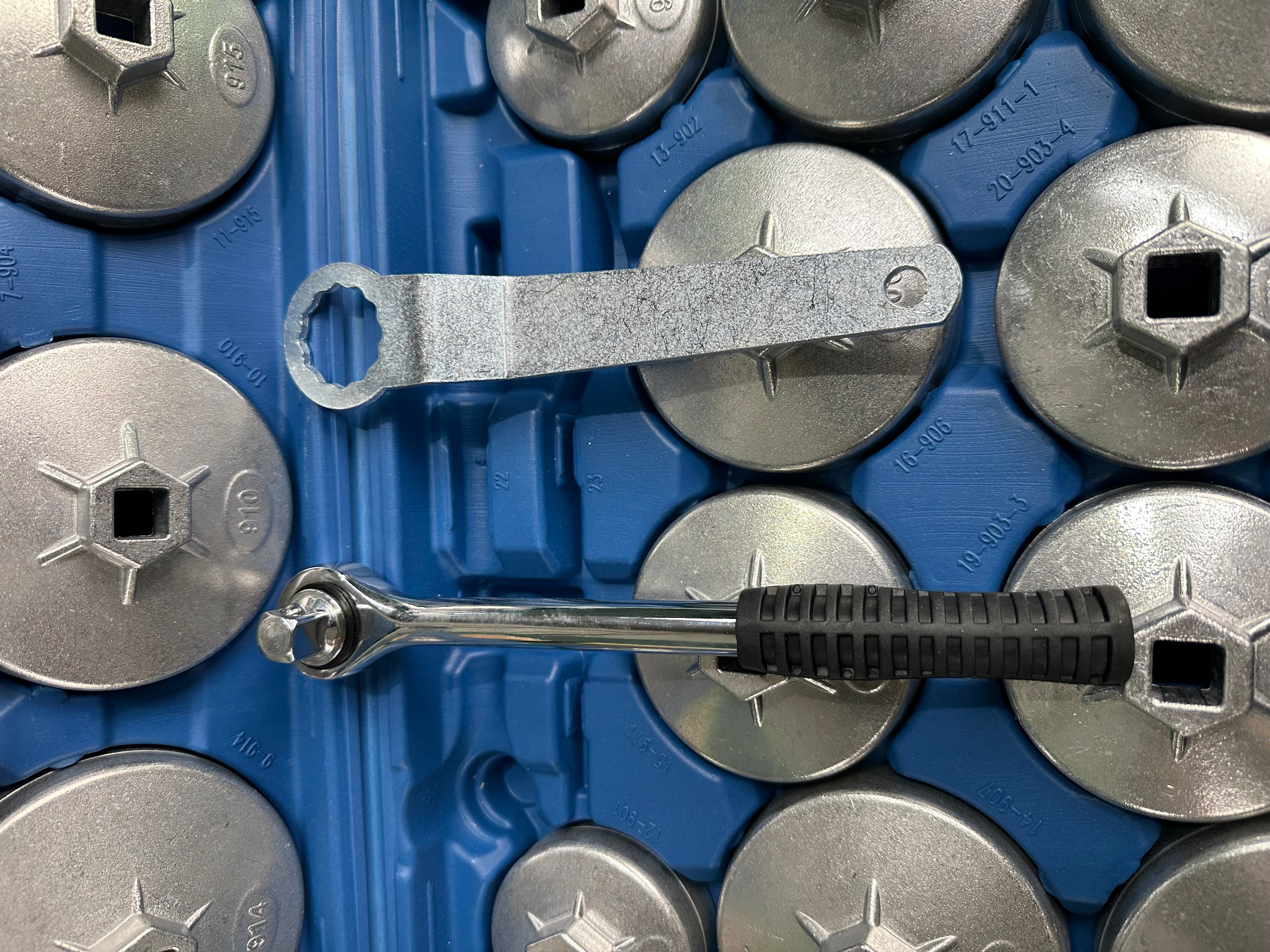 Φιλτρόκλειδα Κούπας Αλουμινίου 23 Τμχ GEBO TOOLS