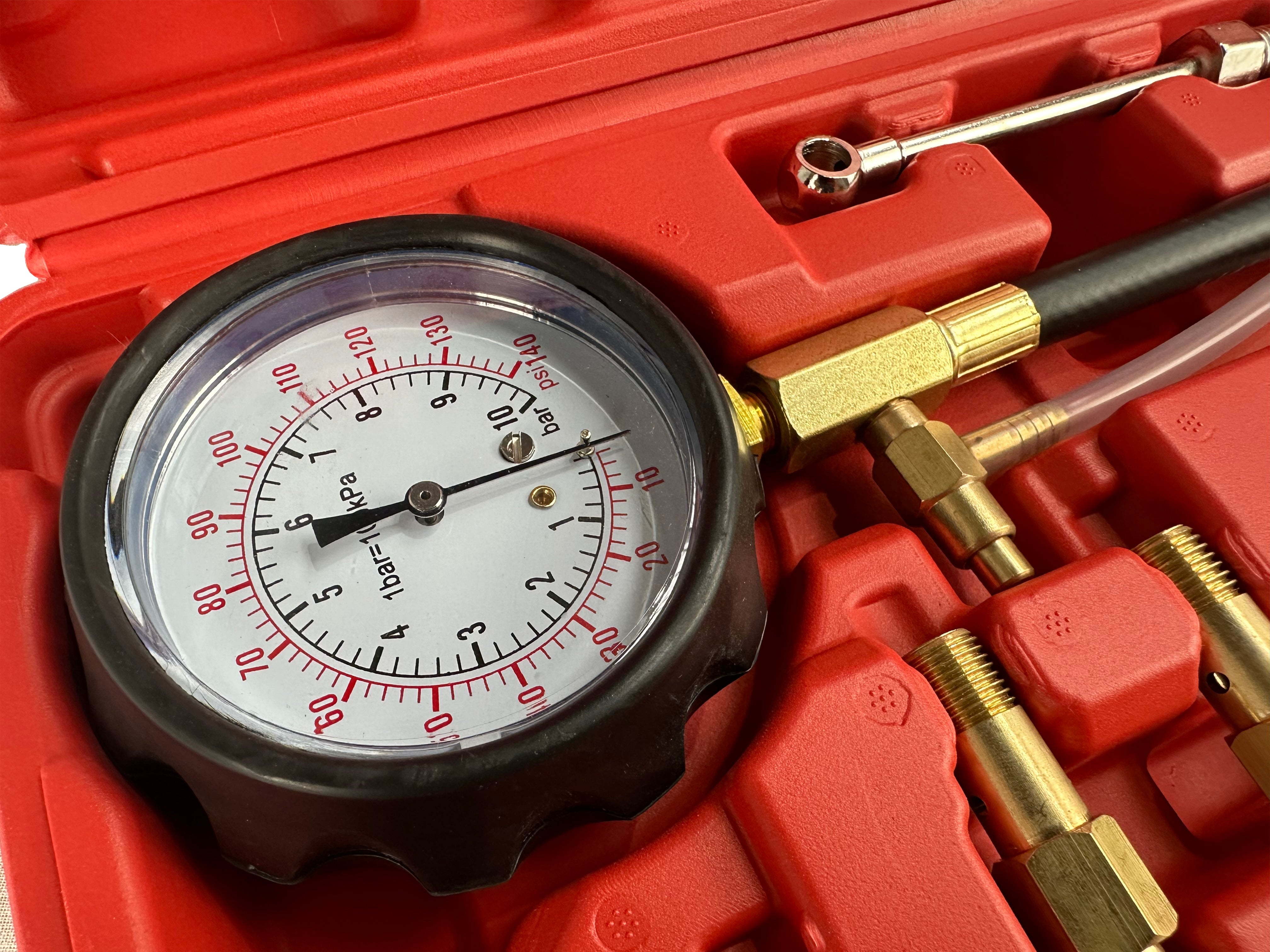 Σετ Συμπιεσόμετρο Λαδιού - Μέτρησης Πίεσης Καυσίμου 21 Τμχ GEBO TOOLS