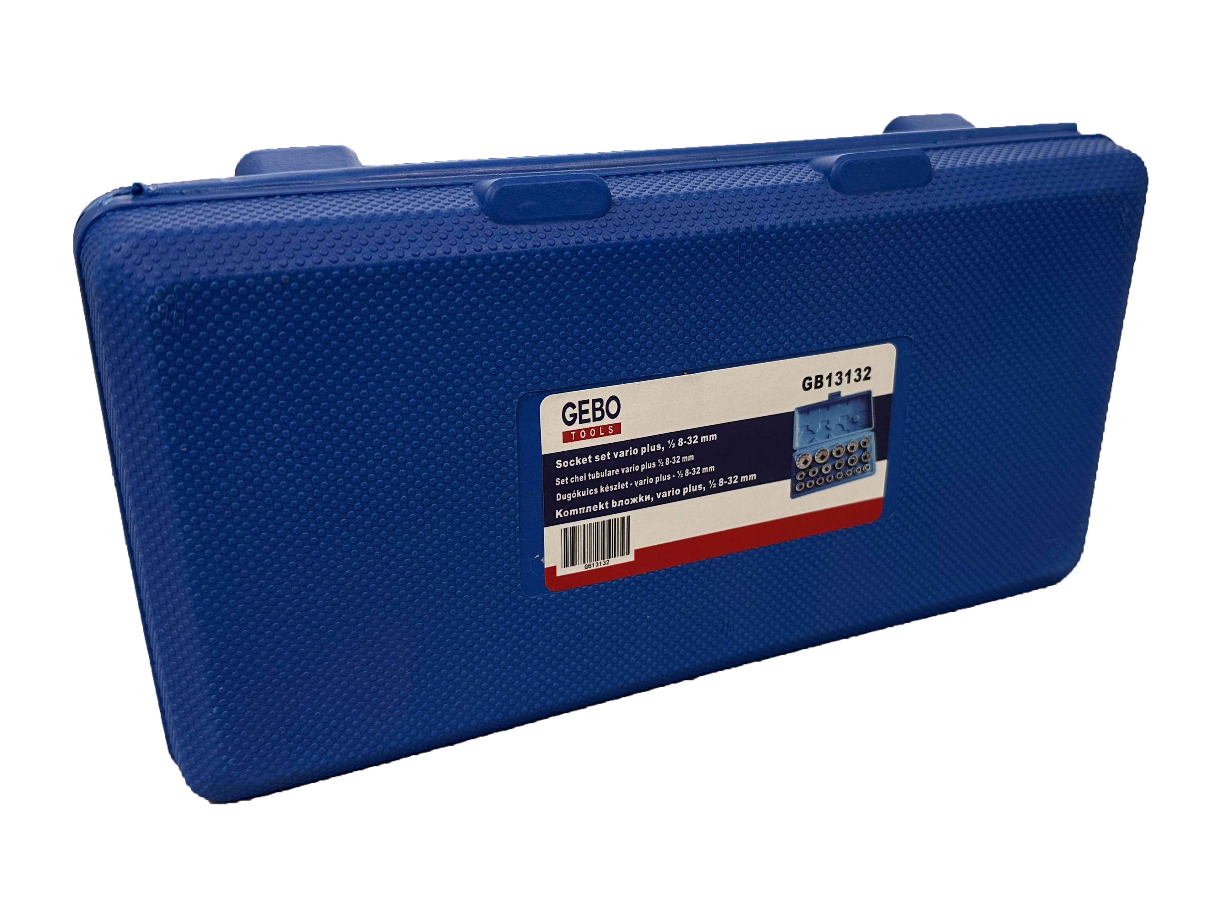 Σετ Καρυδάκια VARIO PLUS 1/2" 8-32mm GEBO TOOLS