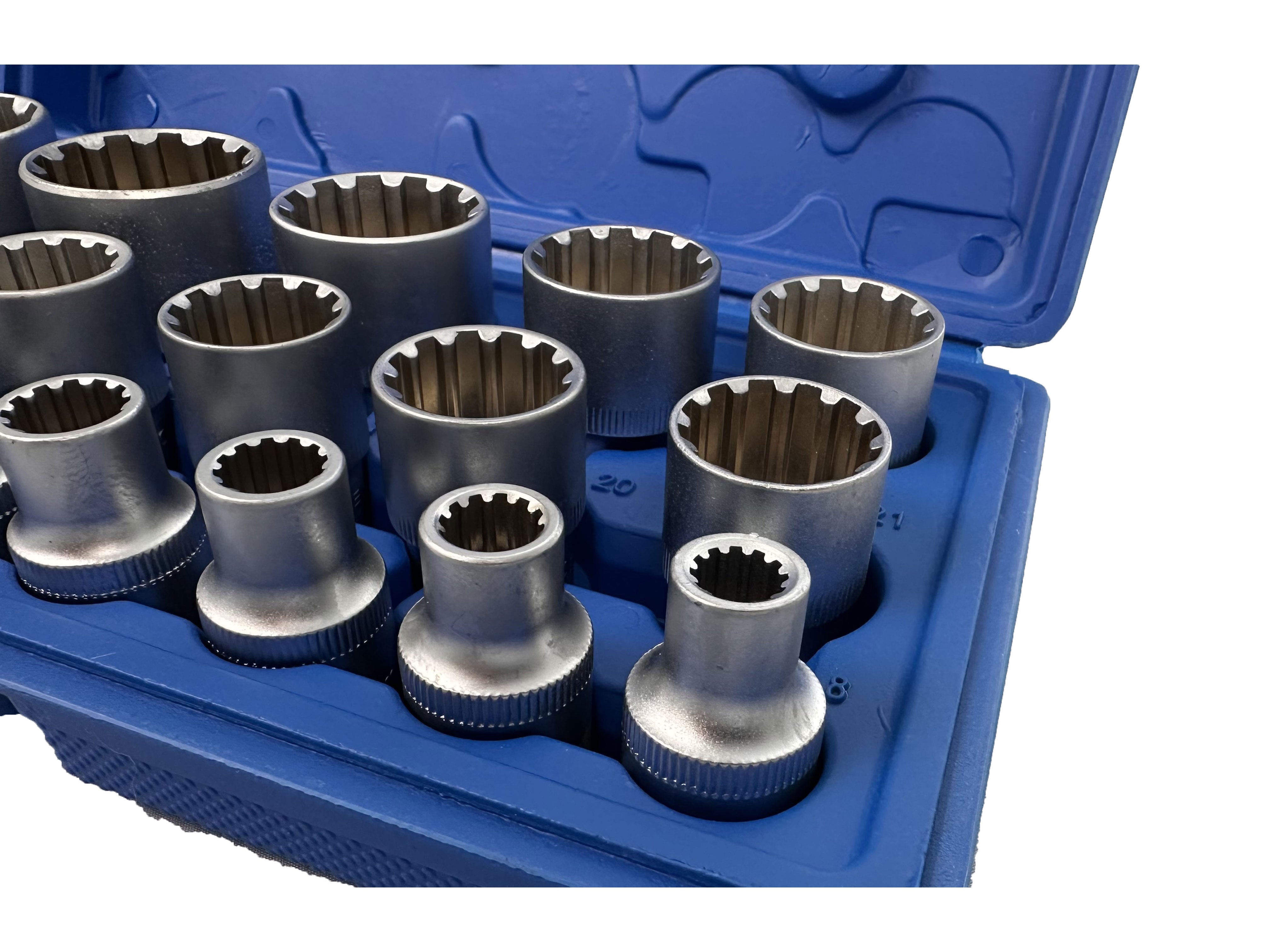 Σετ Καρυδάκια VARIO PLUS 1/2" 8-32mm GEBO TOOLS