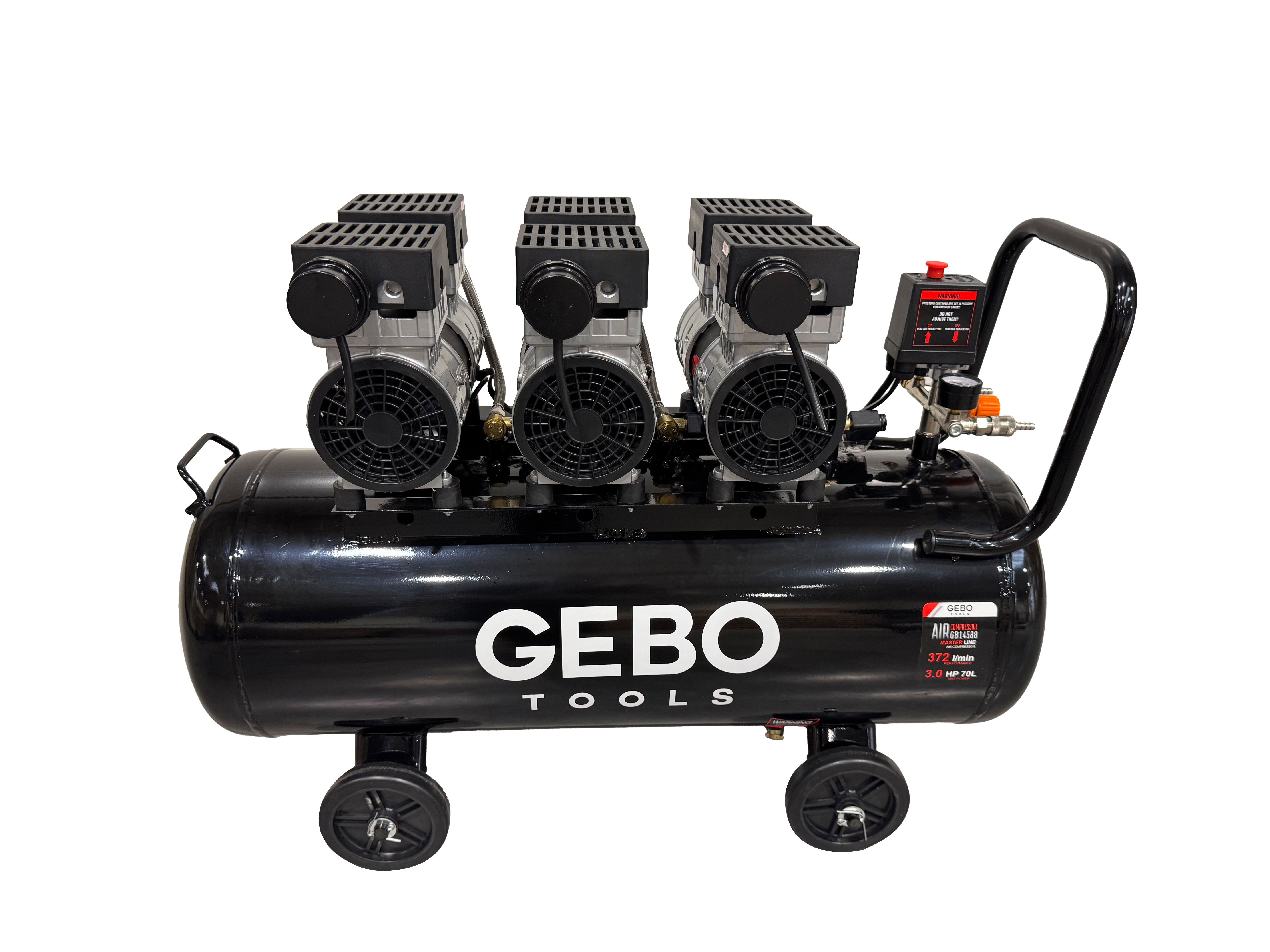 Αθόρυβος Συμπιεστής 70L M2 GEBO TOOLS