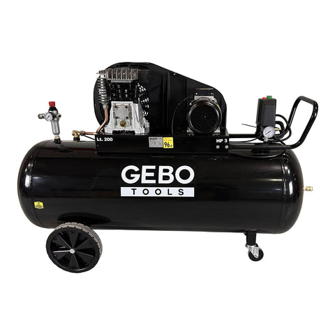 Κομπρεσέρ Αέρος-Αεροσυμπιεστής 200L 3Hp 400V GEBO TOOLS