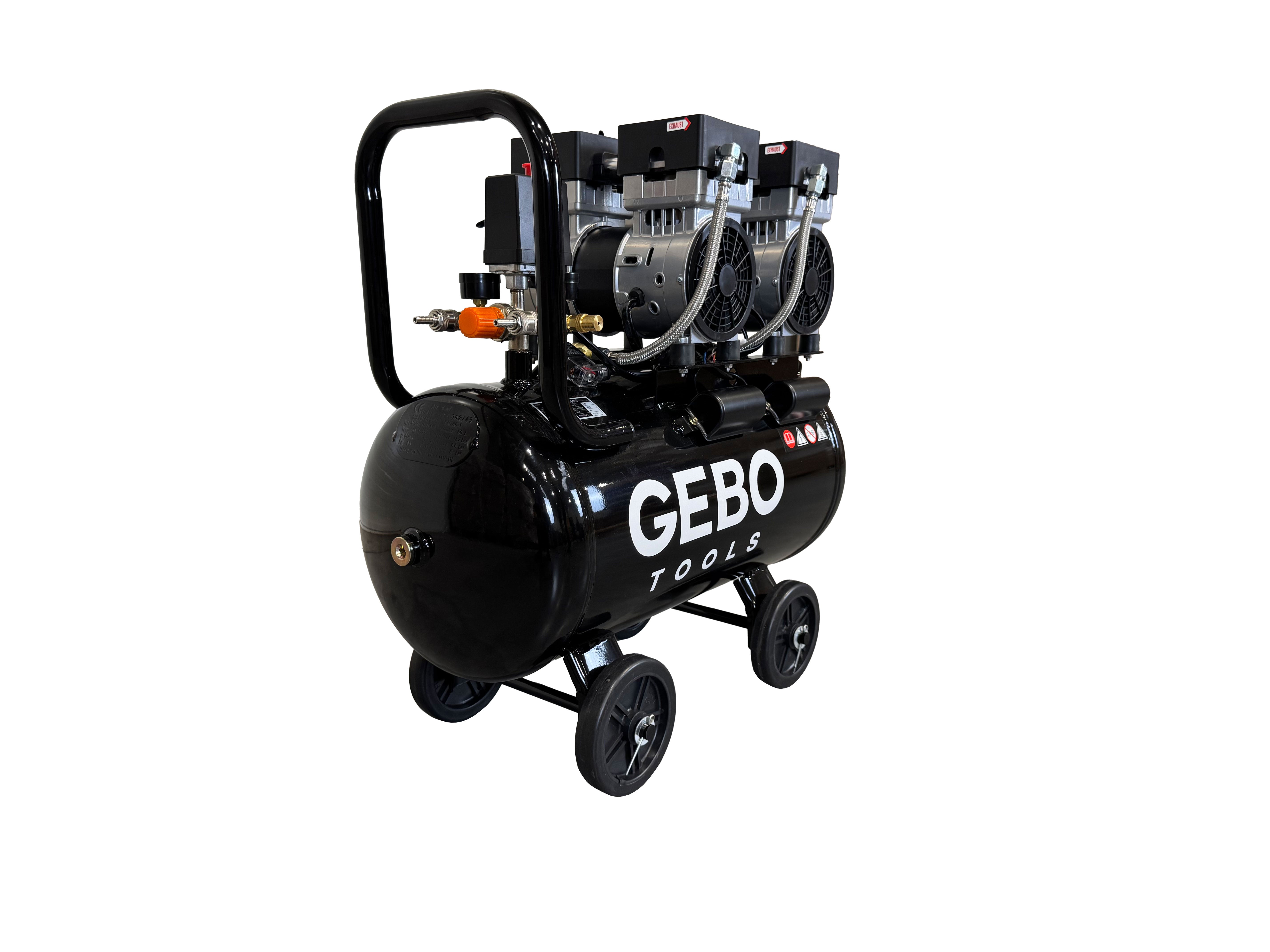 Αθόρυβος Συμπιεστής Χωρίς Λάδι 50L GEBO TOOLS