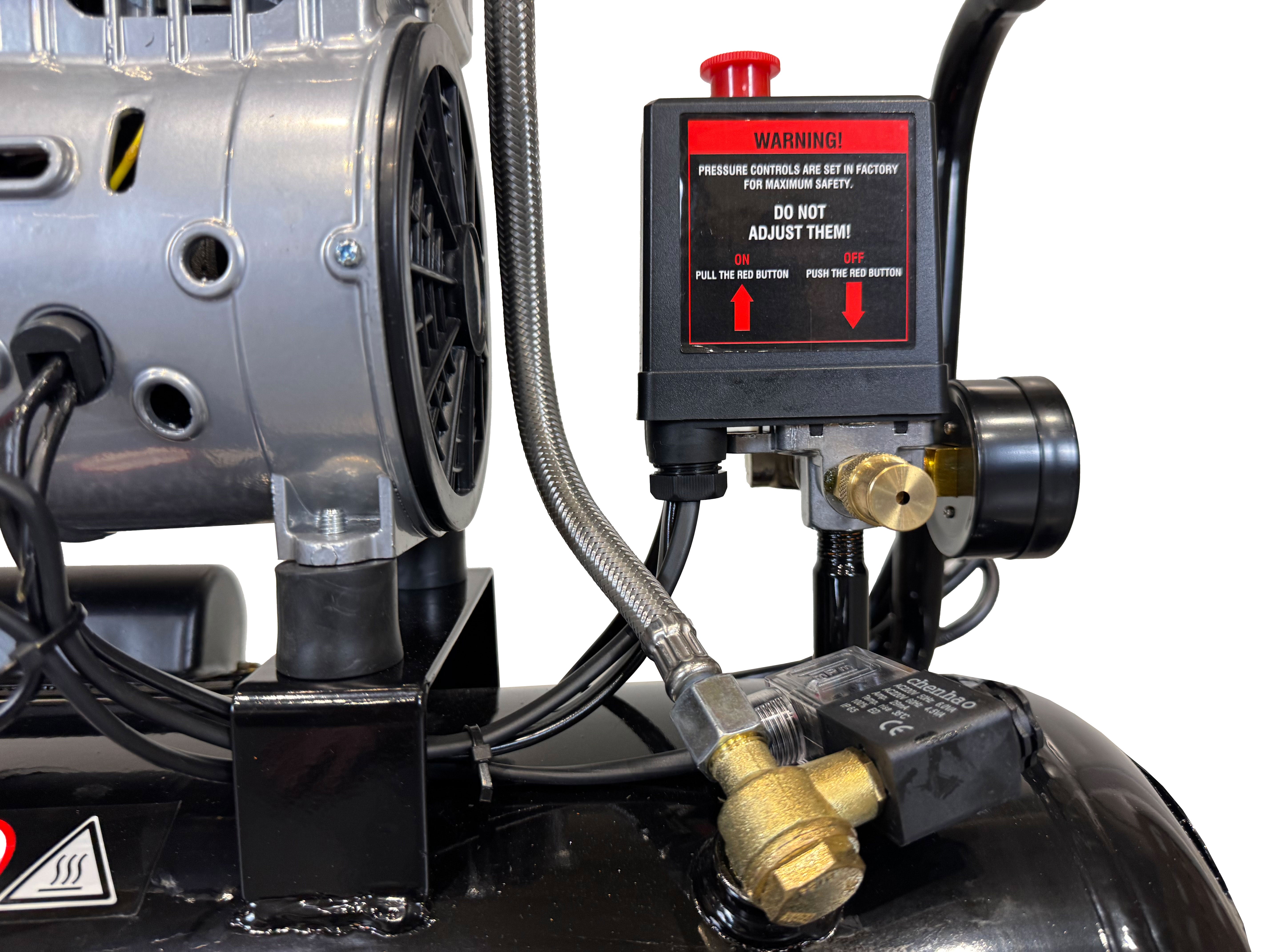 Αθόρυβος Συμπιεστής Χωρίς Λάδι 24L GEBO TOOLS