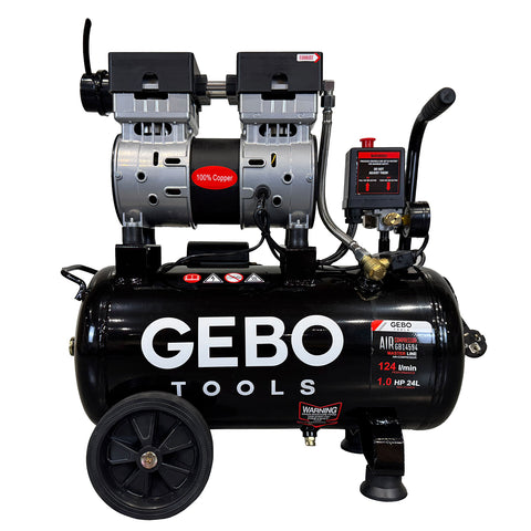 Αθόρυβος Συμπιεστής Χωρίς Λάδι 24L GEBO TOOLS