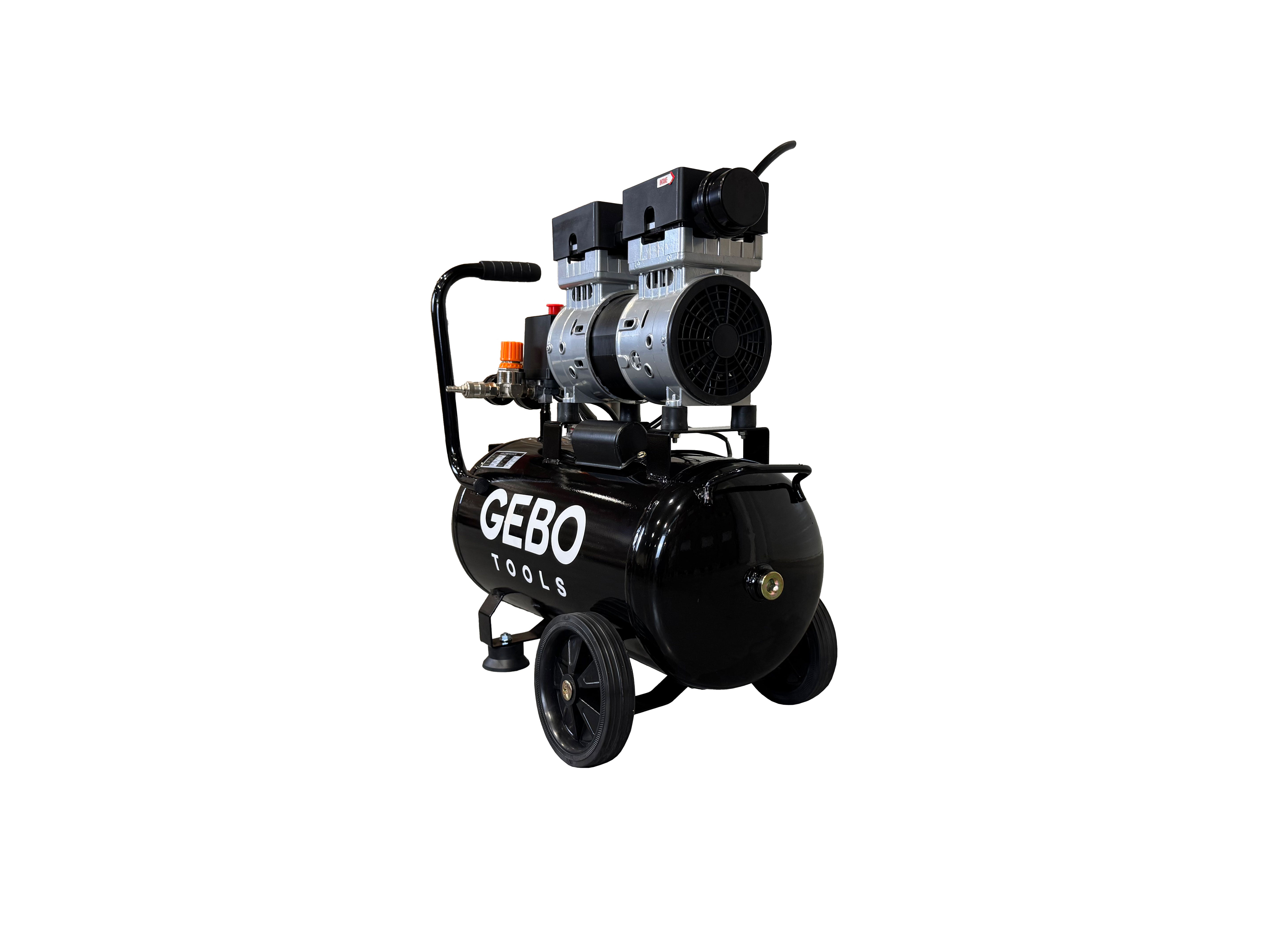 Αθόρυβος Συμπιεστής Χωρίς Λάδι 24L GEBO TOOLS
