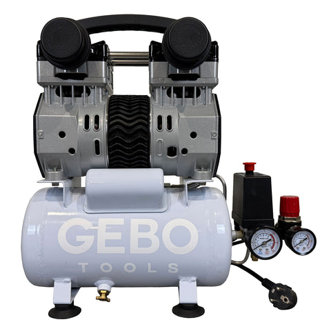 Αθόρυβος Συμπιεστής Χωρίς Λάδι 6L GEBO TOOLS