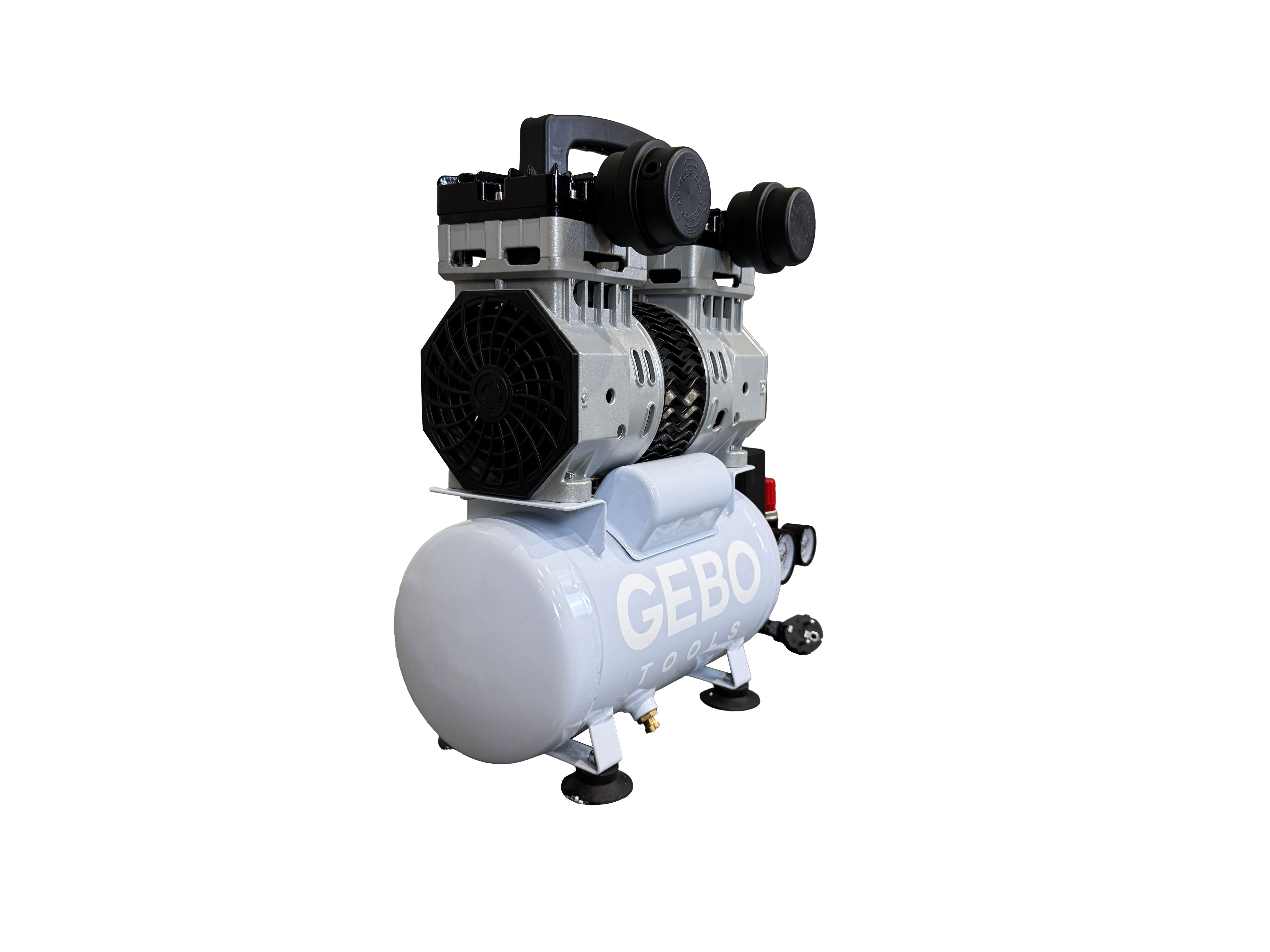 Αθόρυβος Συμπιεστής Χωρίς Λάδι 6L GEBO TOOLS