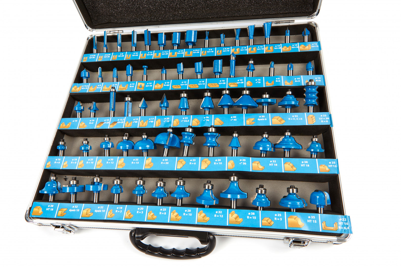 Σετ Φρέζες Για Ξύλο 66 Τεμάχια